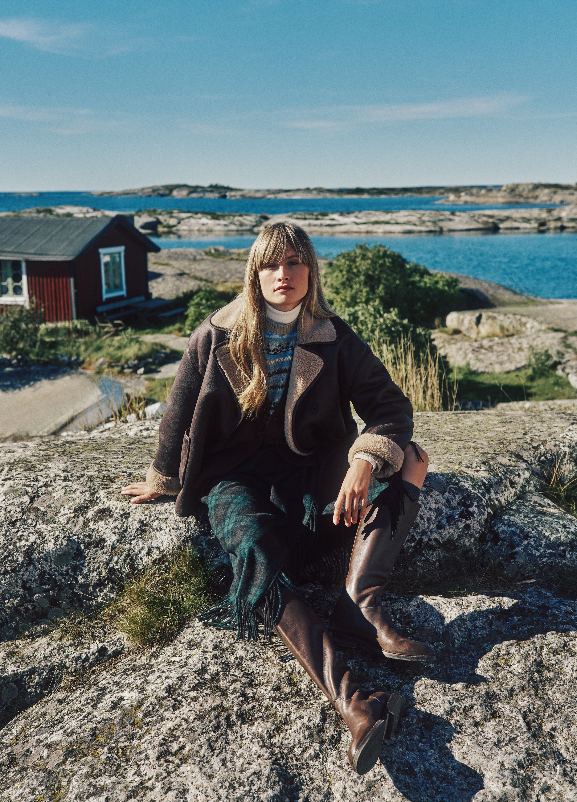 PIOMBO, Giacca Marrone Con Colletto A Contrasto Oversize, Donna, Multicolor, Taglia: XL