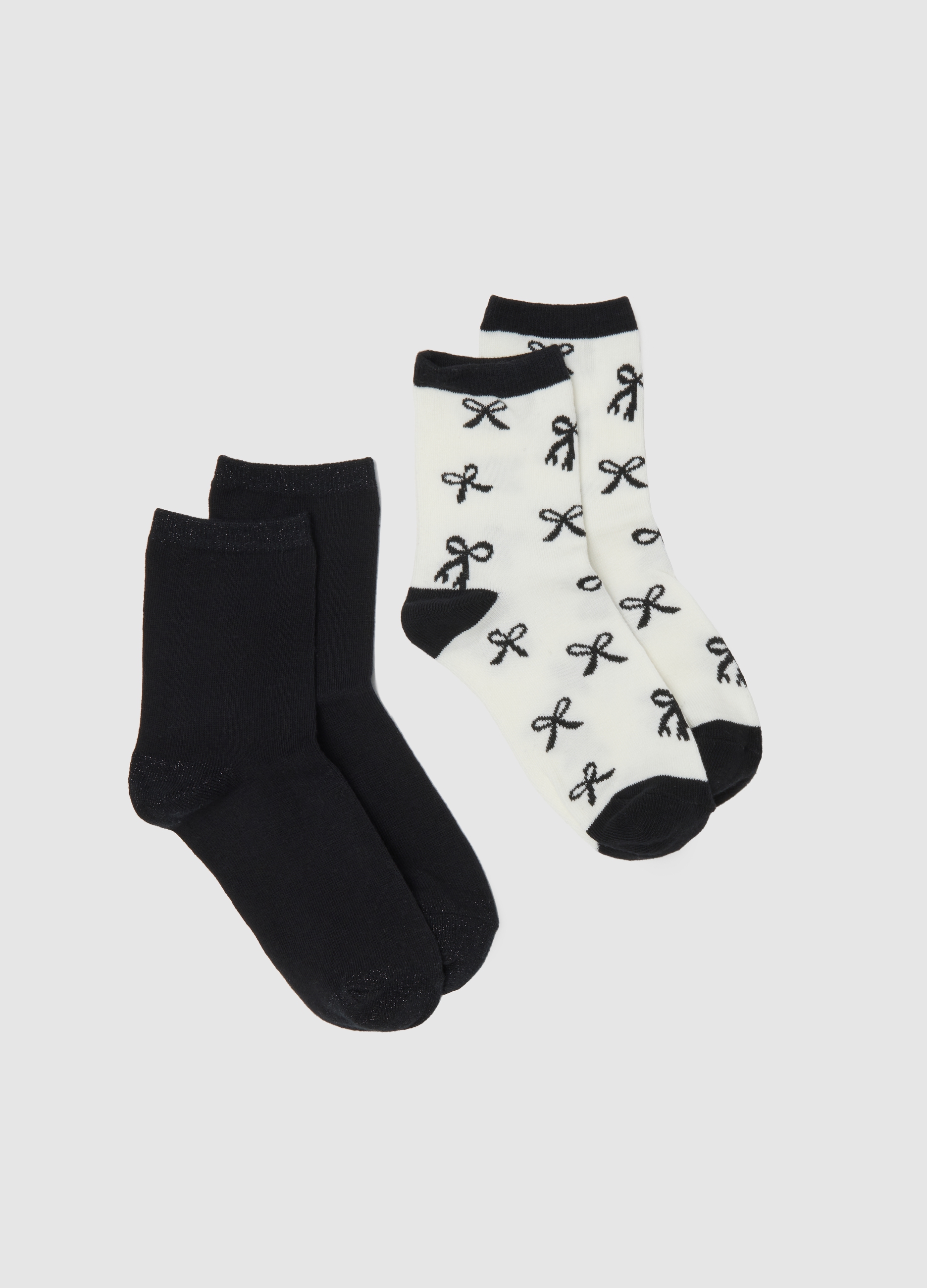 OVS, Bipack Calzini In Misto Cotone Multicolor Elasticizzati, Donna, Multicolor, Taglia: 36-38