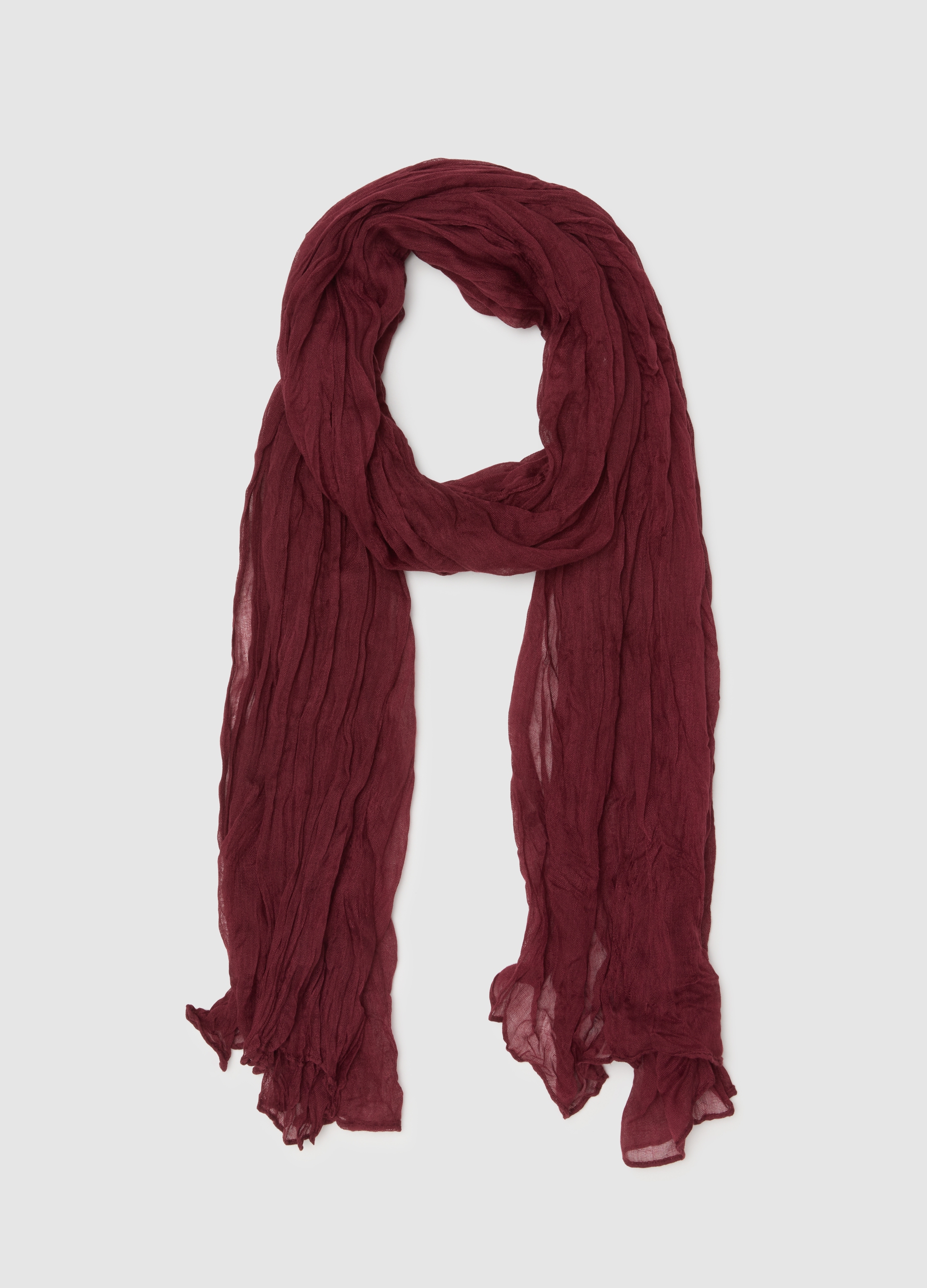 Bufanda En Rojo, Mujer, Rojo Oscuro, Talla: FASUL