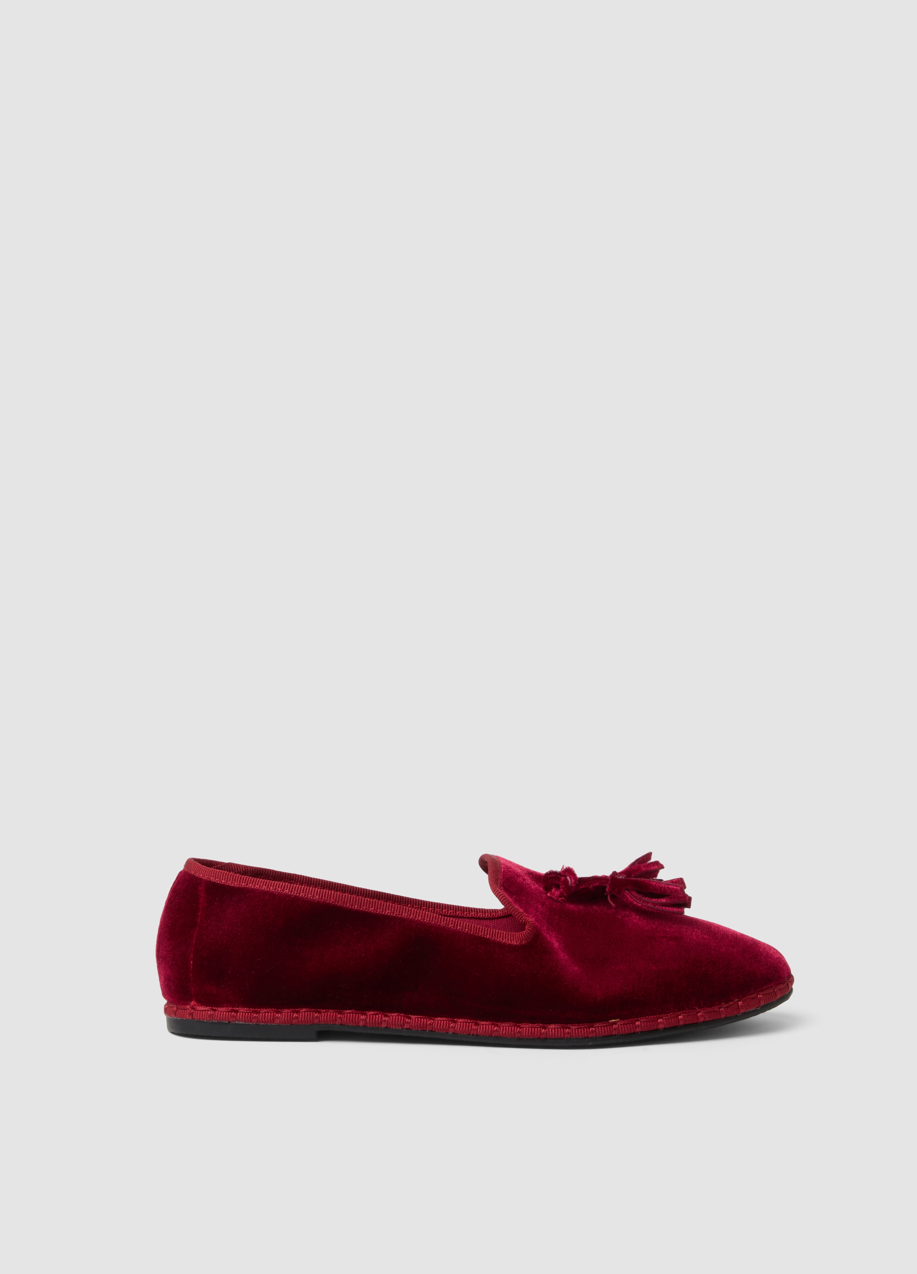 PIOMBO, Furlane Rosse Classiche Con Nappine, Donna, Rosso, Taglia: 39
