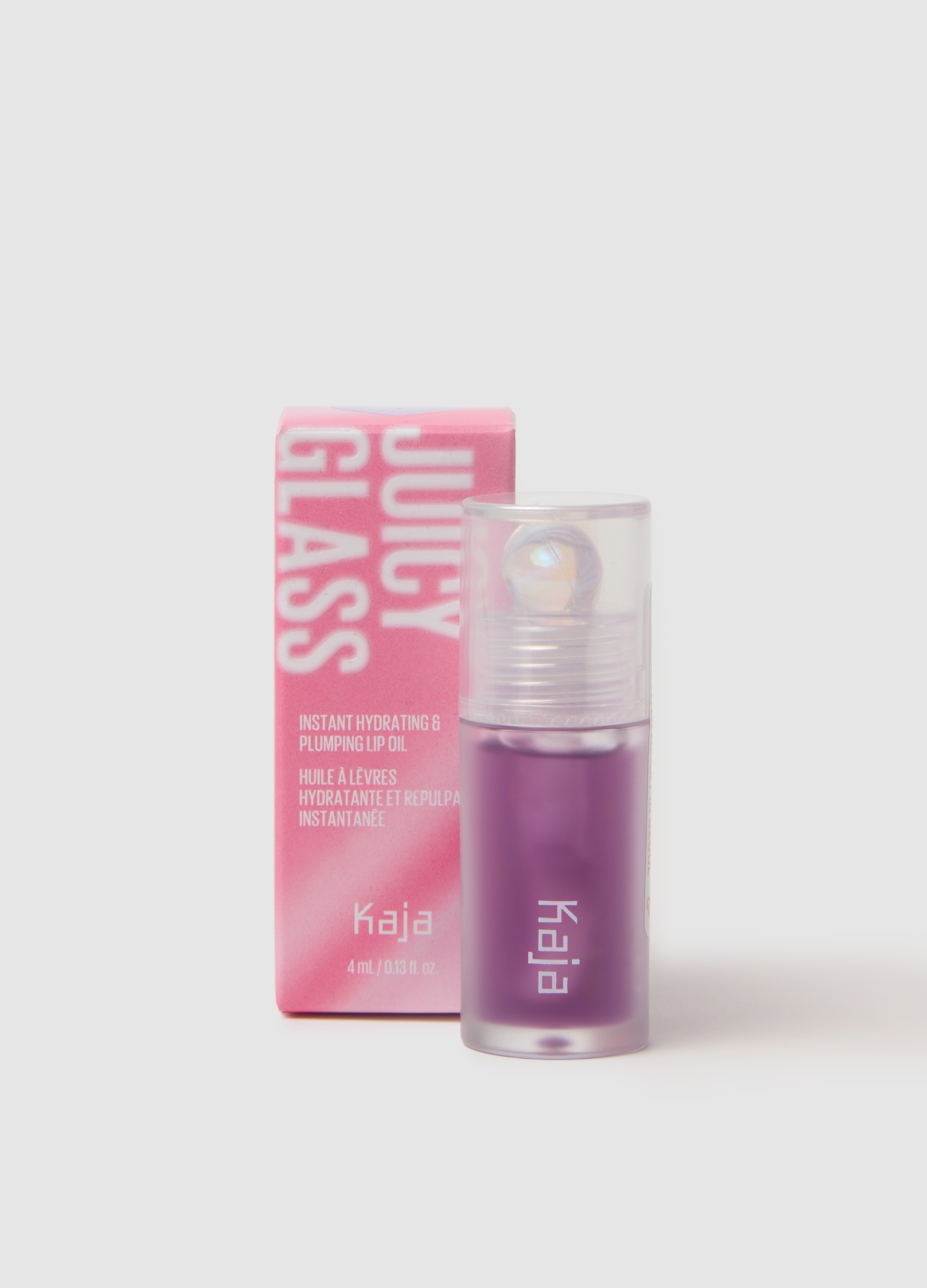 KAJA, Kaja Juicy Glass Lip Oil 04 Grape Glowtini - Make-up Coreano, Donna, Bianco, Taglia: FASUL