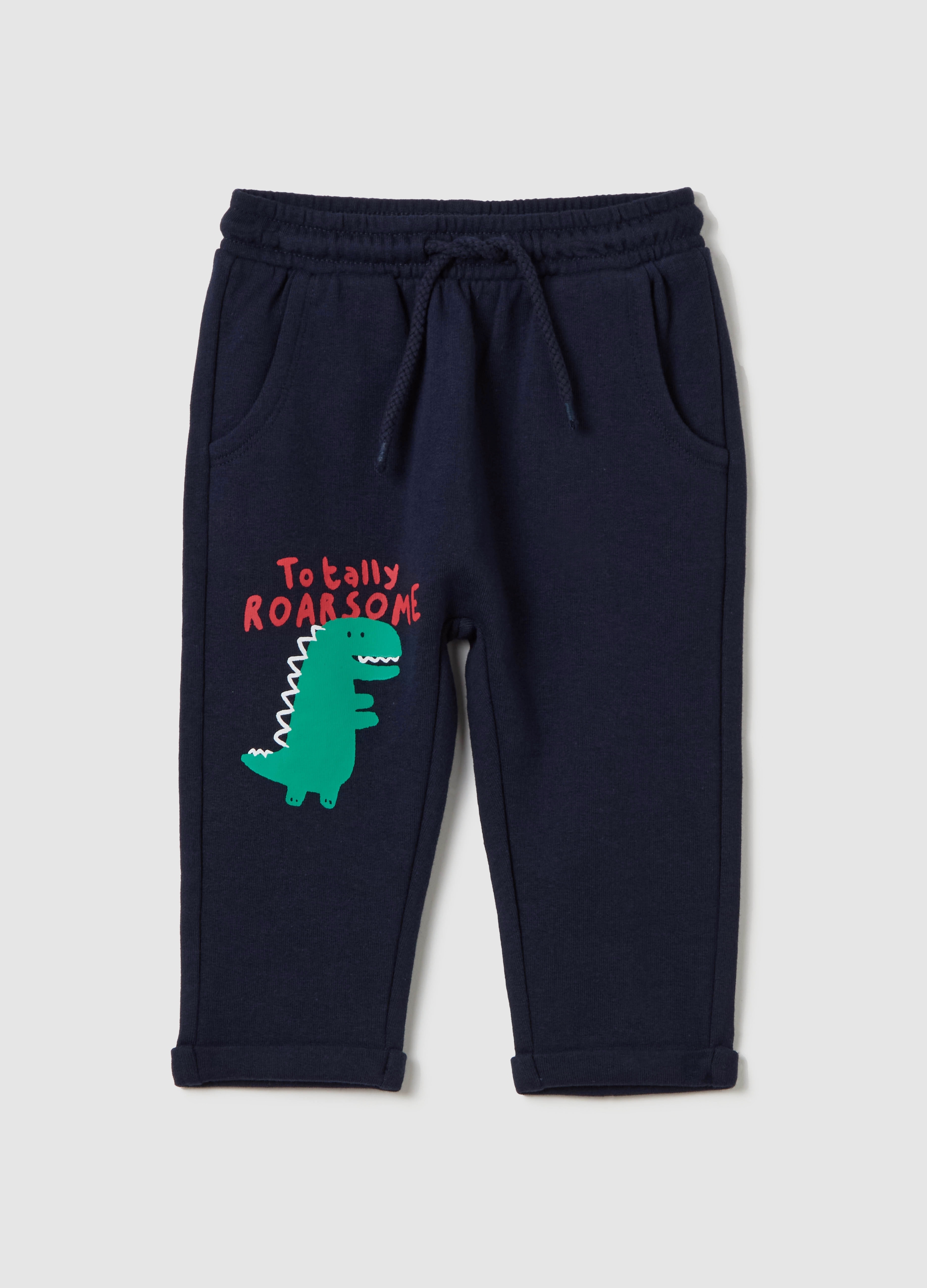 FAGOTTINO, Joggers De Tejido Rizado Estampado 