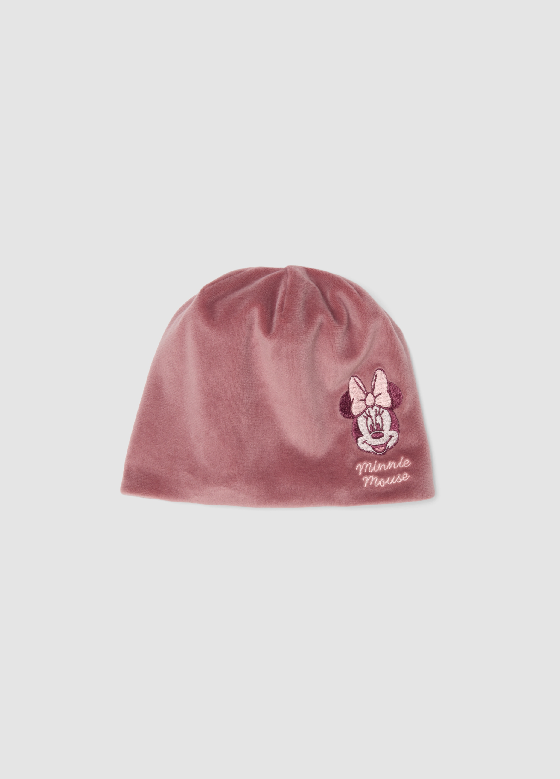 FAGOTTINO, Cappello Rosa In Cotone Organico Jersey Con Ricamo Minnie Per Bimba, Bambina, Rosa, Taglia: 42-44