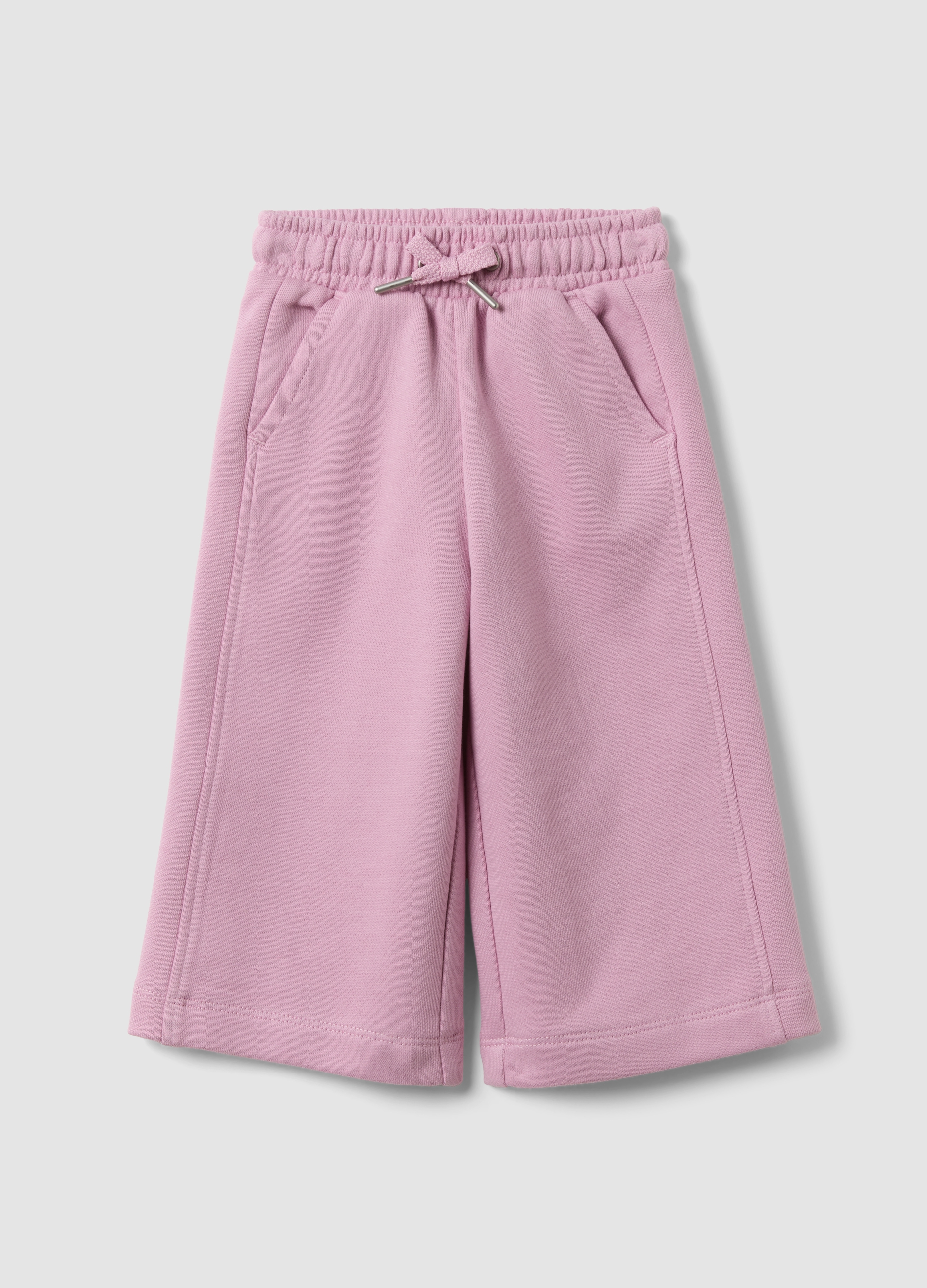 FAGOTTINO, Pantaloni Culotte Rosa In Cotone Organico, Bambina, Rosa, Taglia: 30-36