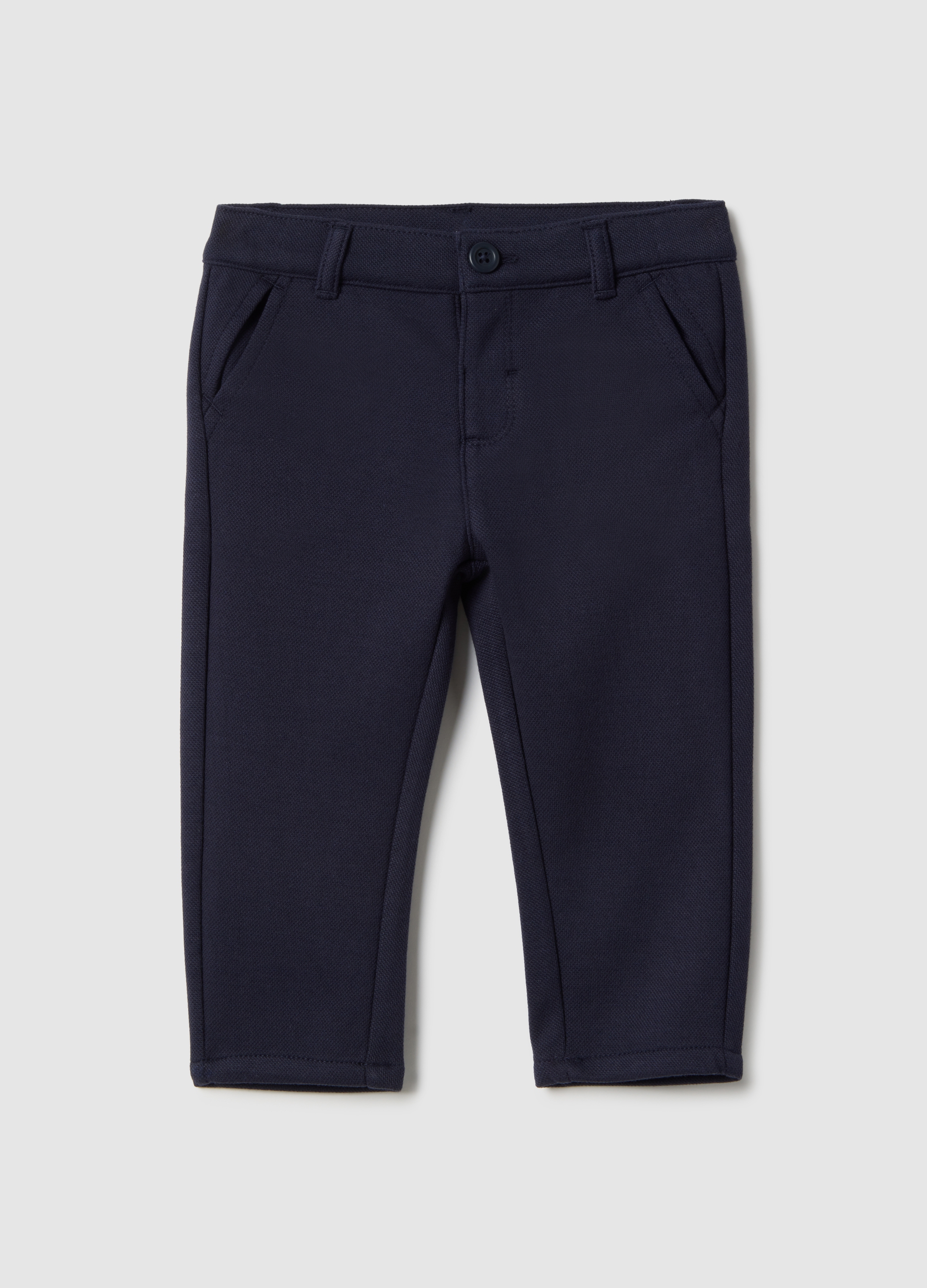 FAGOTTINO, Pantalones Azul De Mezcla De Algodón Ajuste Regular Para Niños, Niño, Azul oscuro, Talla: 12-18