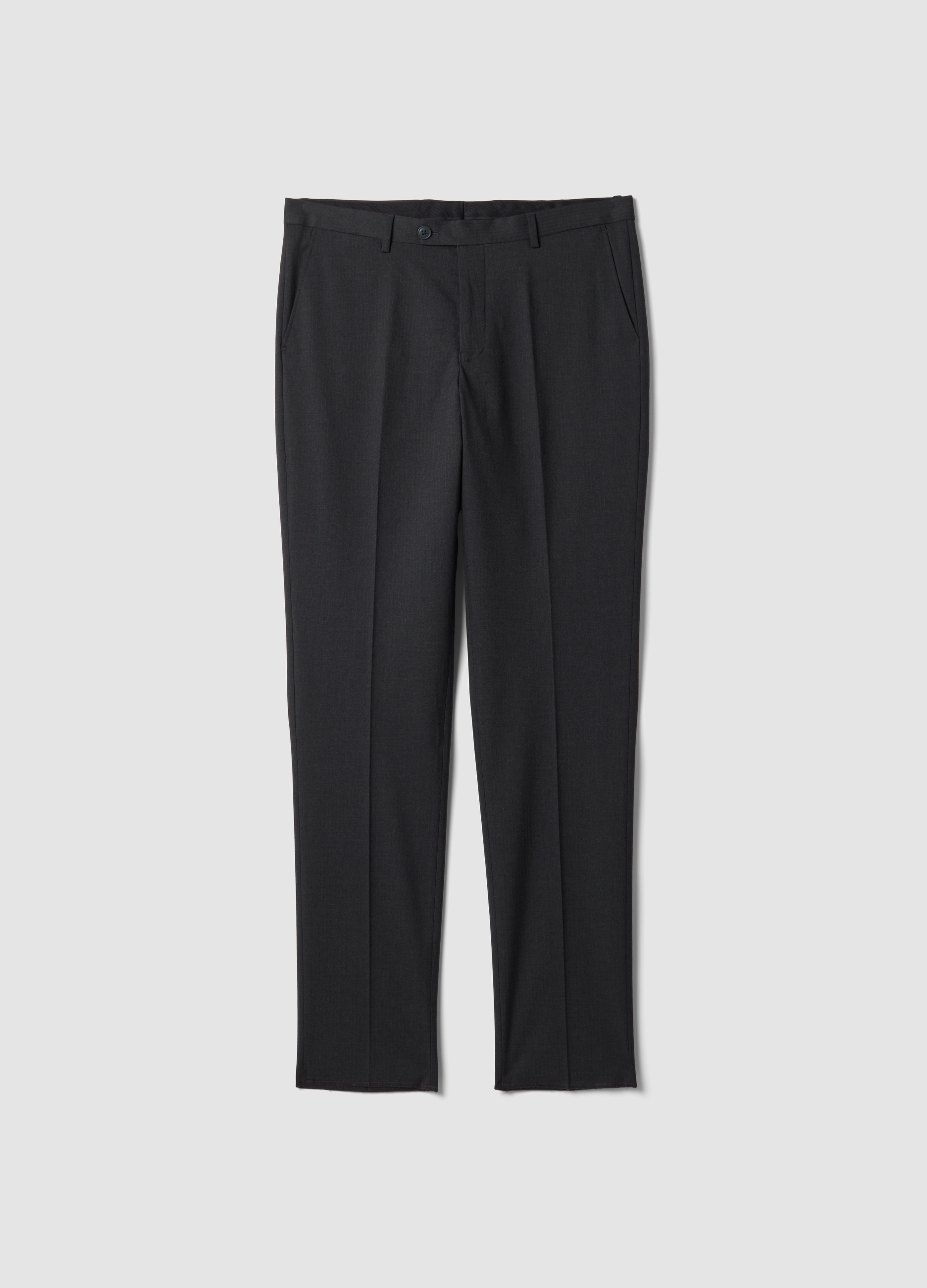PIOMBO, Pantaloni Blu In Viscosa Elasticizzata Slim Fit, Uomo, Nero, Taglia: 54