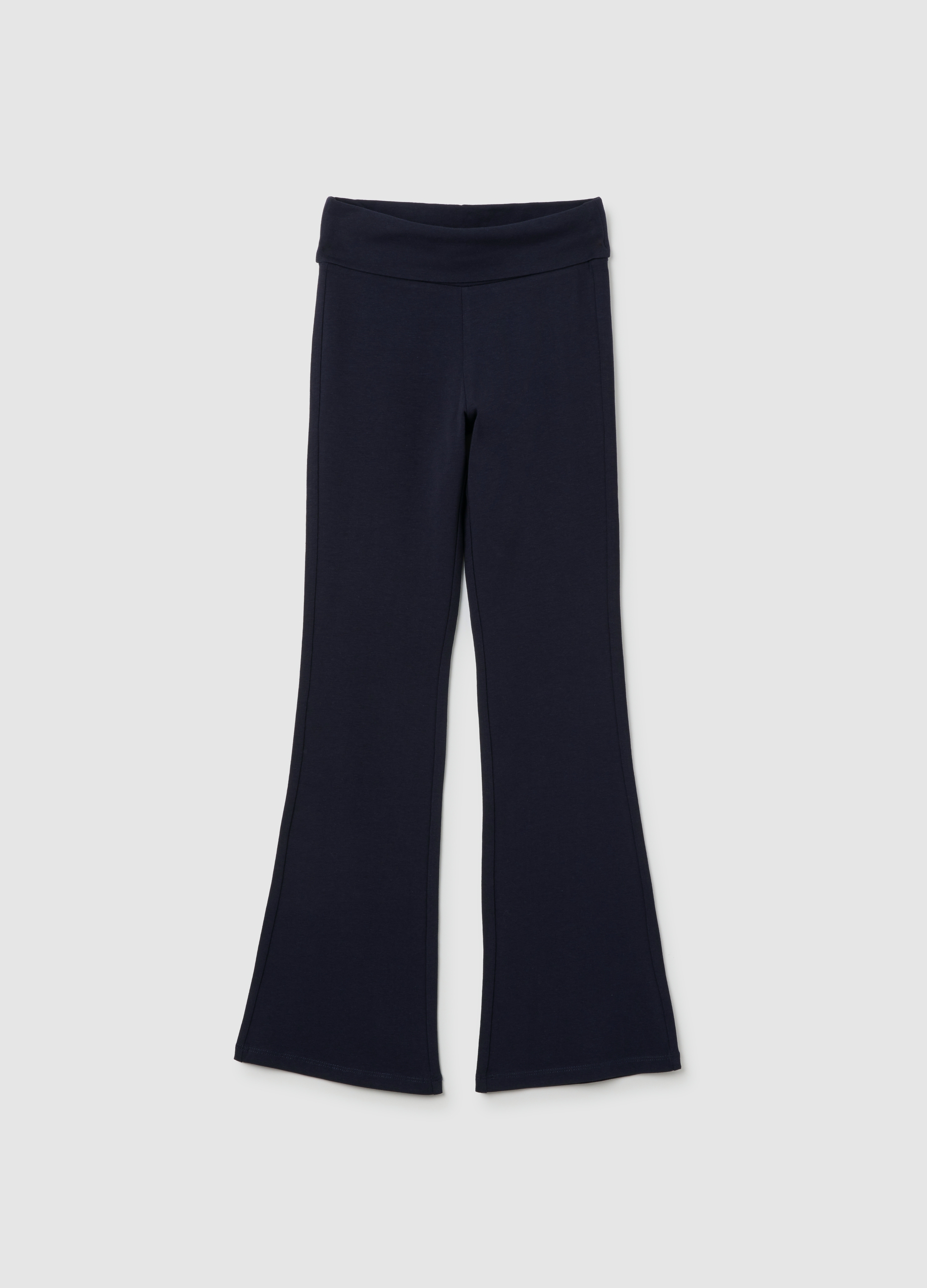 OVS, Blaue Baumwollhosen Für Mädchen Im Regular Fit, Mädchen, Dunkelblau, Größe: 10-11