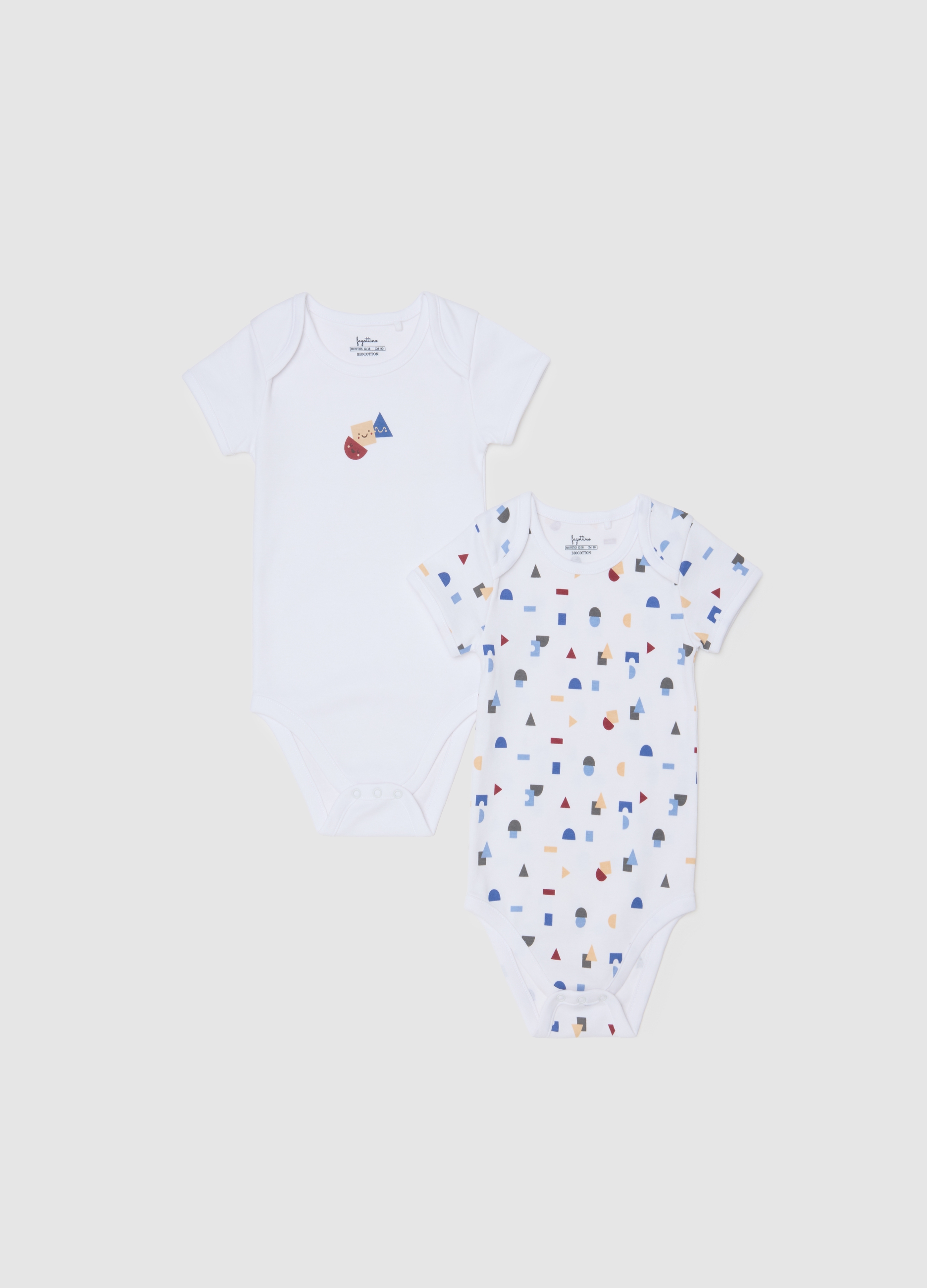 Body De Bebé En Algodón Multicolor, Niño, Blanco/azul, Talla: 30-36