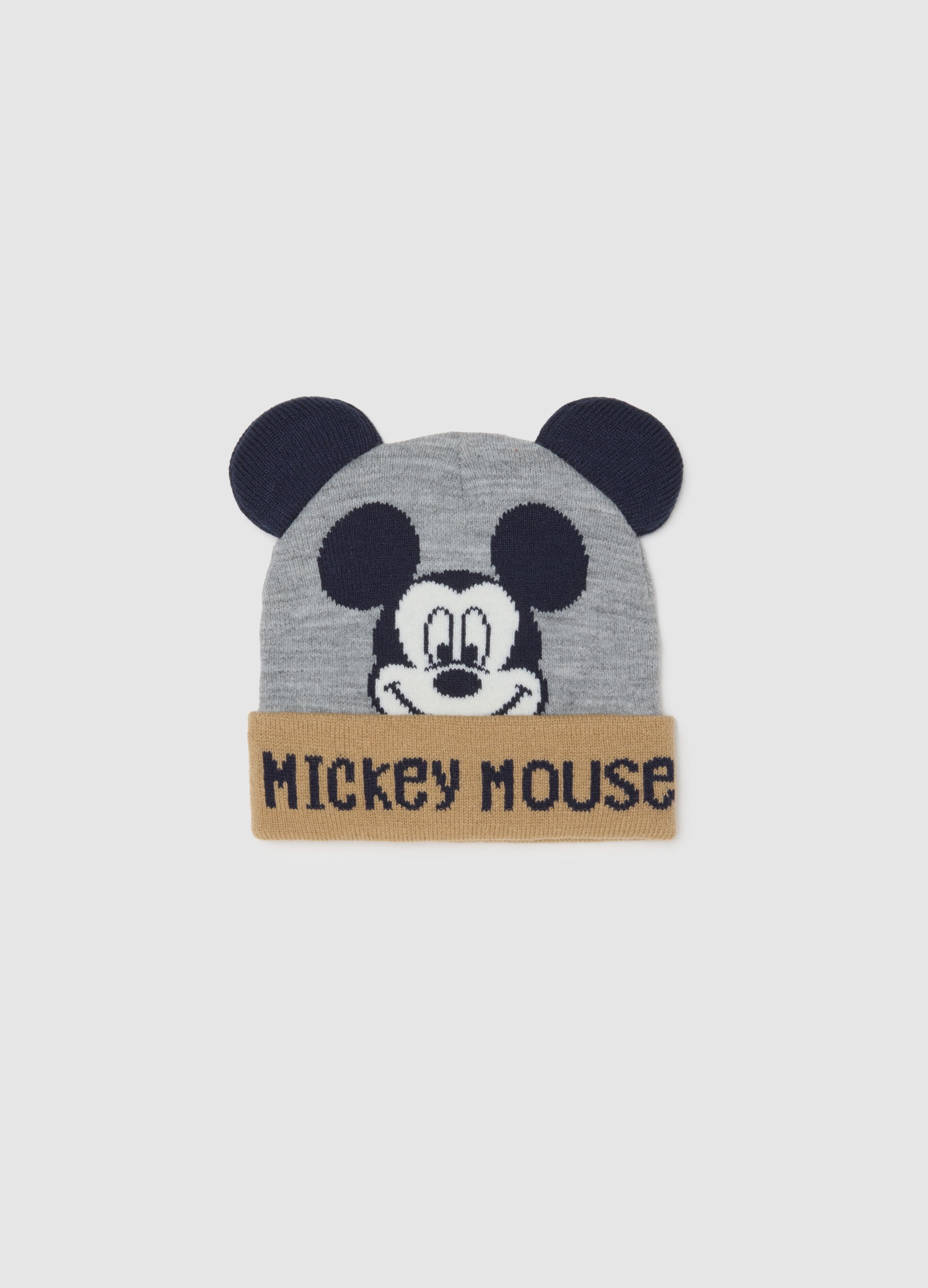 FAGOTTINO, Gorra Gris Con Mickey Para Niño, Niño, Negro/Gris, Talla: 42-44