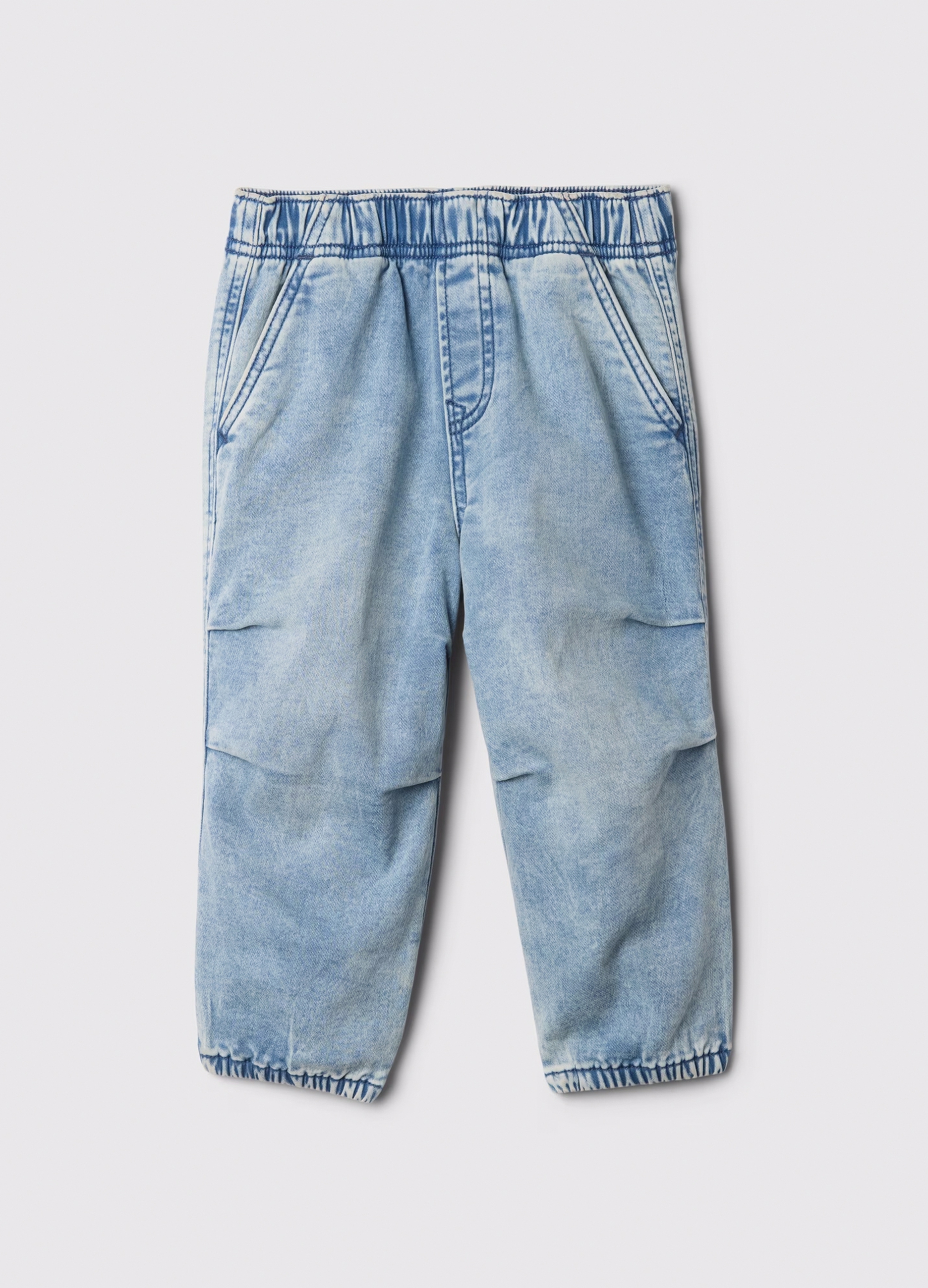GAP KIDS, Jeans Denim Pull-on Effetto Acid Wash, Unisex, Denim, Taglia: 2Y/84-91