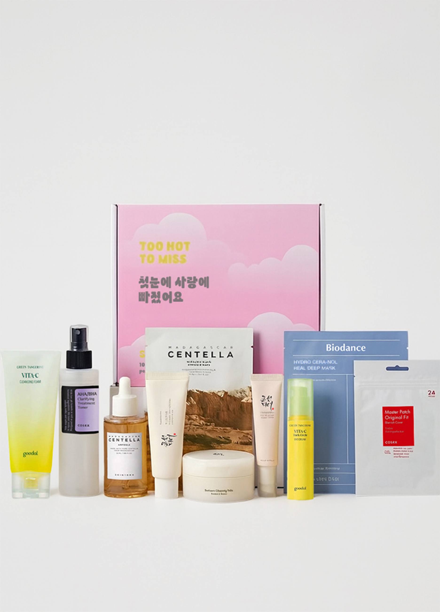 ESSENTIAL, K-beauty Box Too Hot To Miss 10 Prodotti Skincare Coreana - Valore Reale € 147, Donna, Rosa, Taglia: FASUL