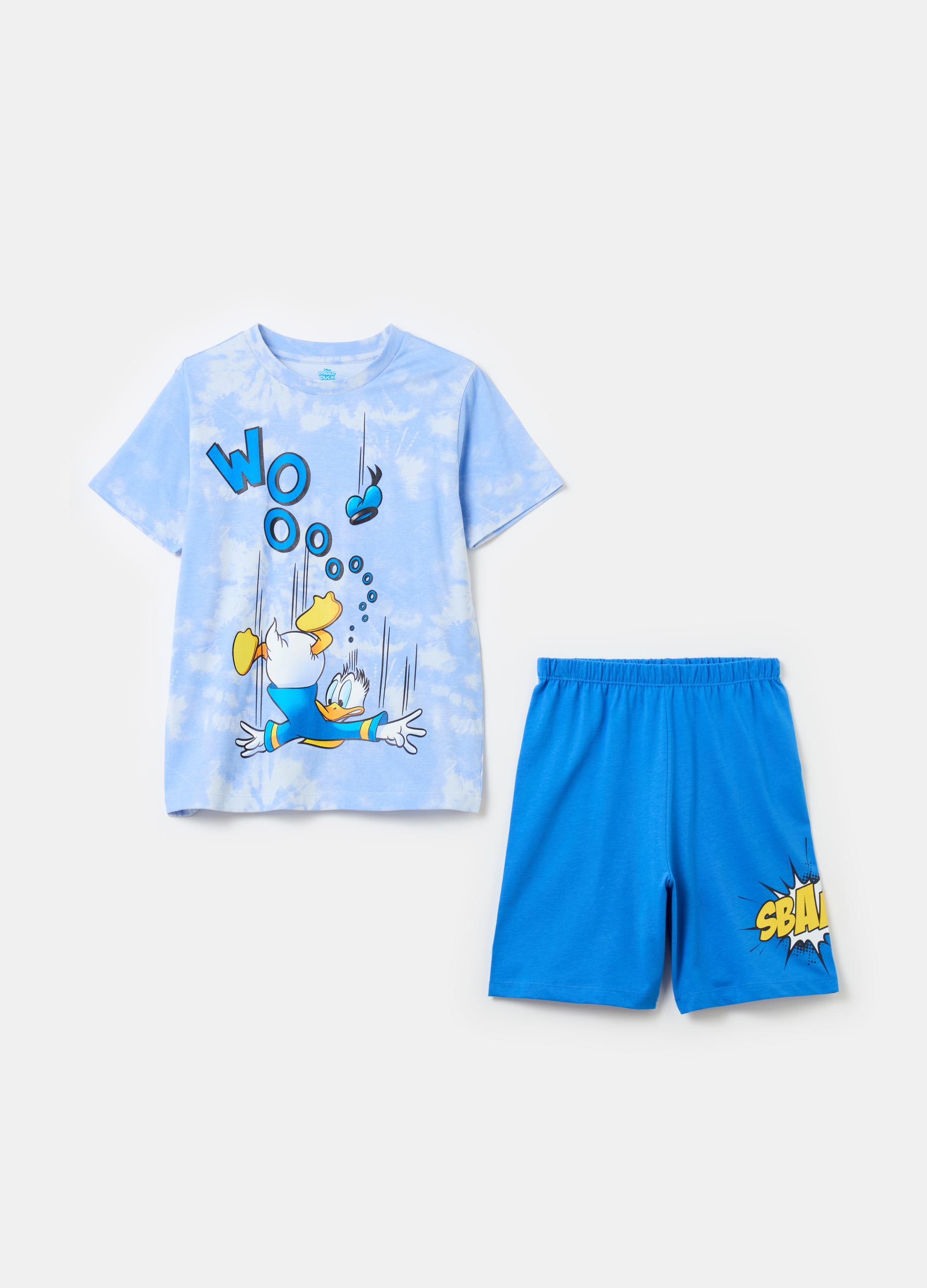 OVS, Pigiama Con Stampa Donald Duck 90, Bambino, Multicolor, Taglia: 7-8