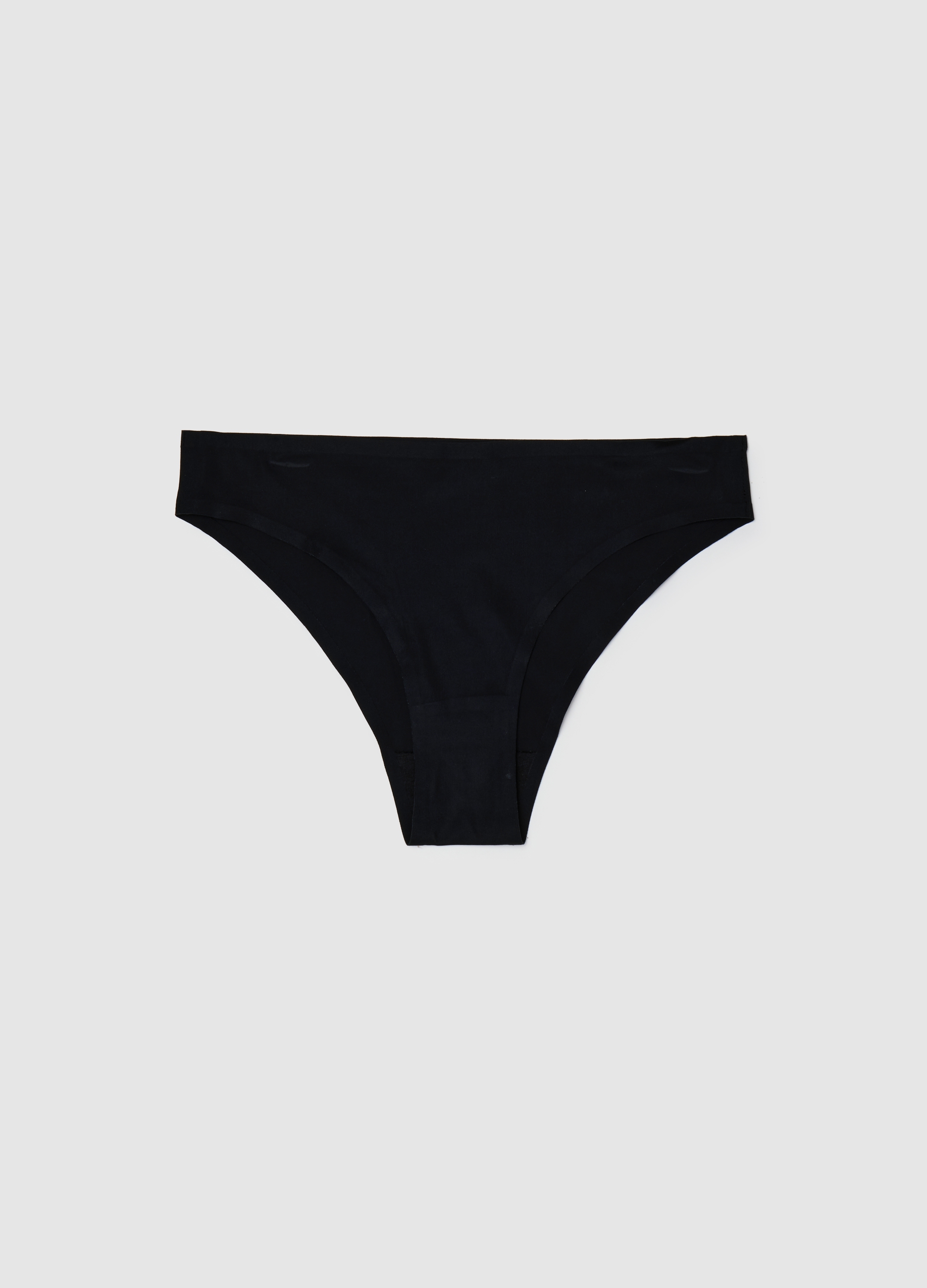 Braga De Mujer En Tejido Elástico Negro, Mujer, Gunmetal, Talla: 3