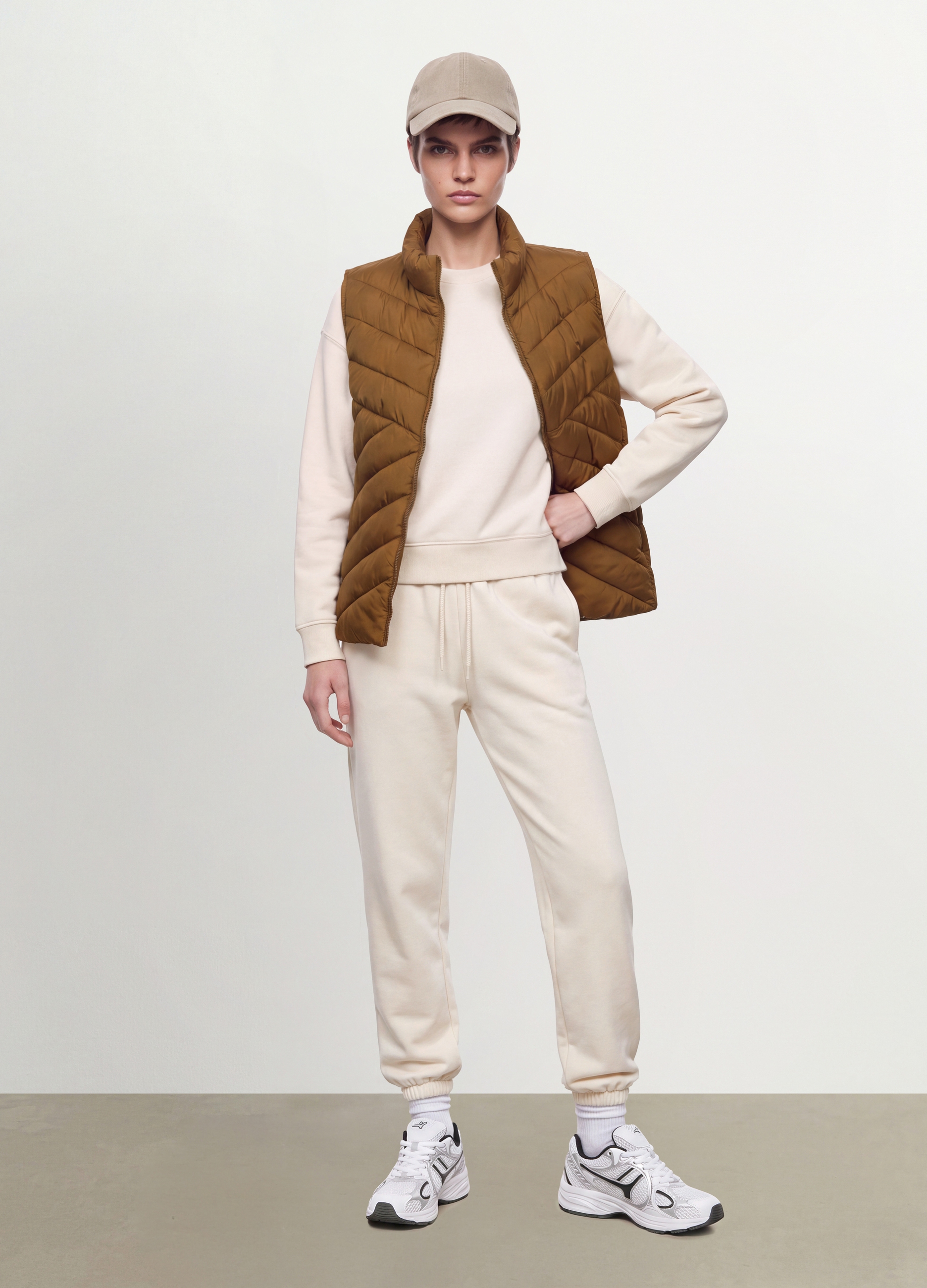OVS, Gilet Ultralight Giallo Trapuntato Con Zip E Collo Alto, Donna, Giallo, Taglia: XS