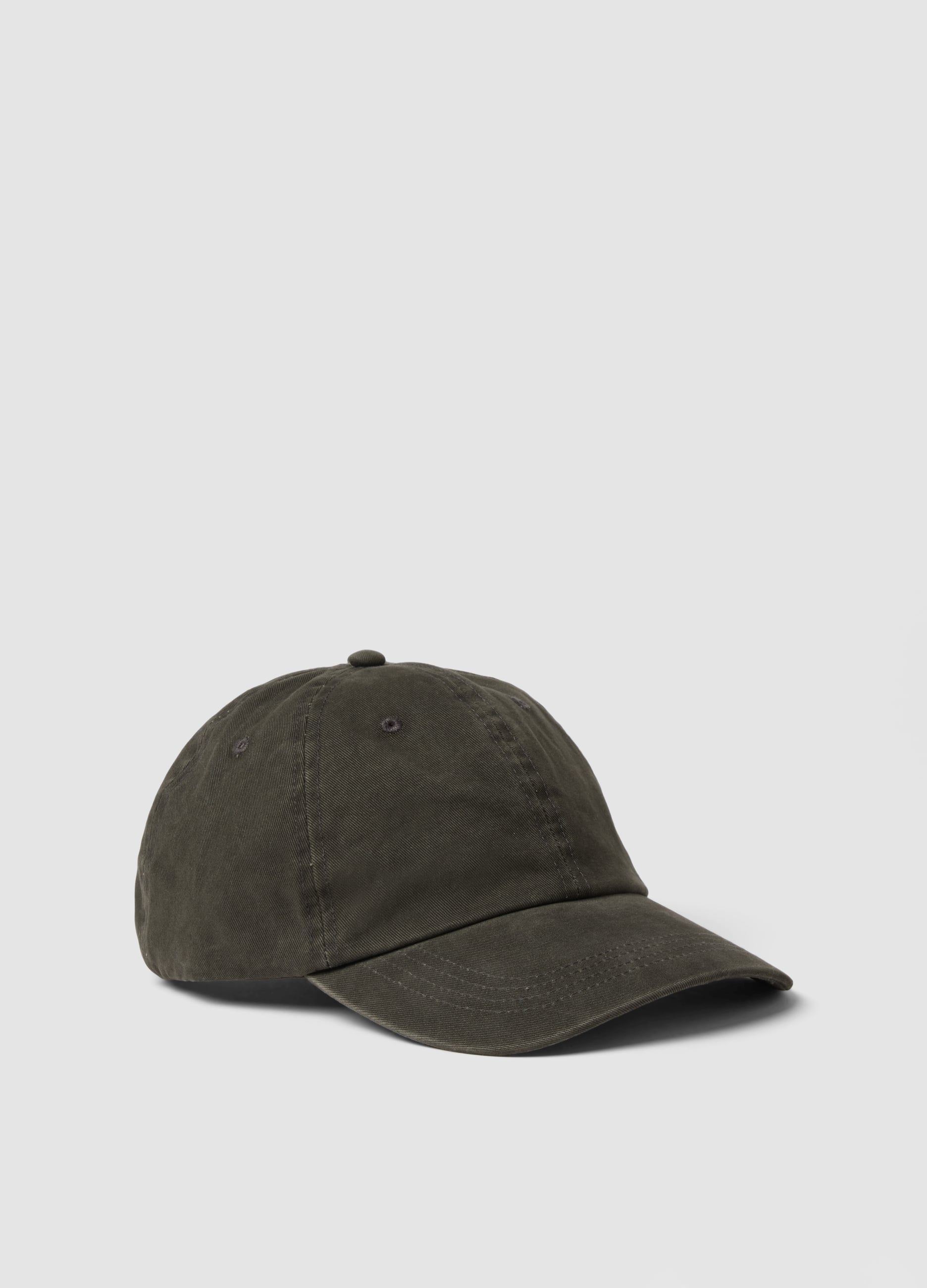OVS, Cappello Baseball Grigio In Puro Cotone, Uomo, Grigio, Taglia: ONE SIZE