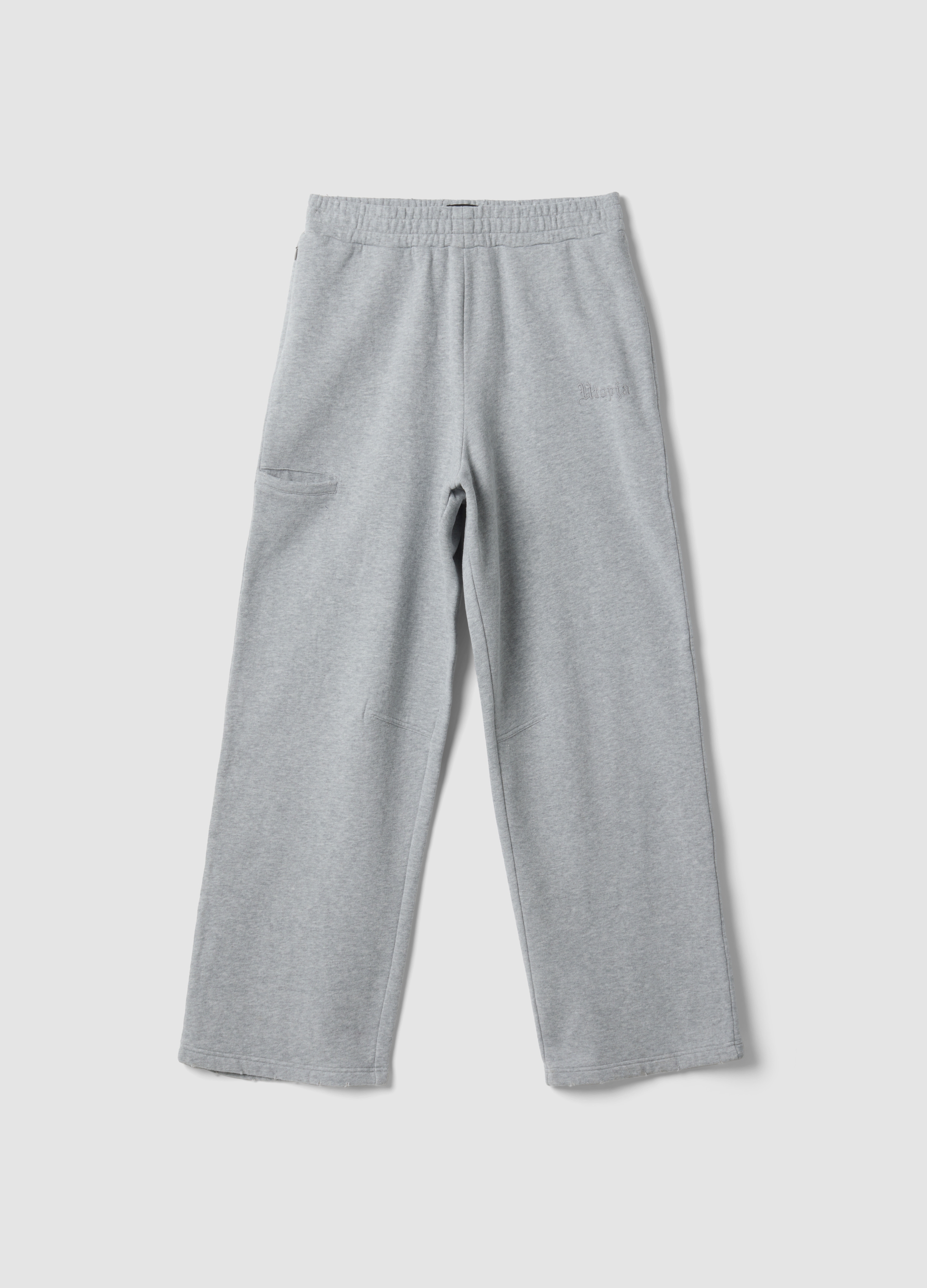 UTOPJA, Sweatpants Grey Melange, Uomo, Grigio, Taglia: XS