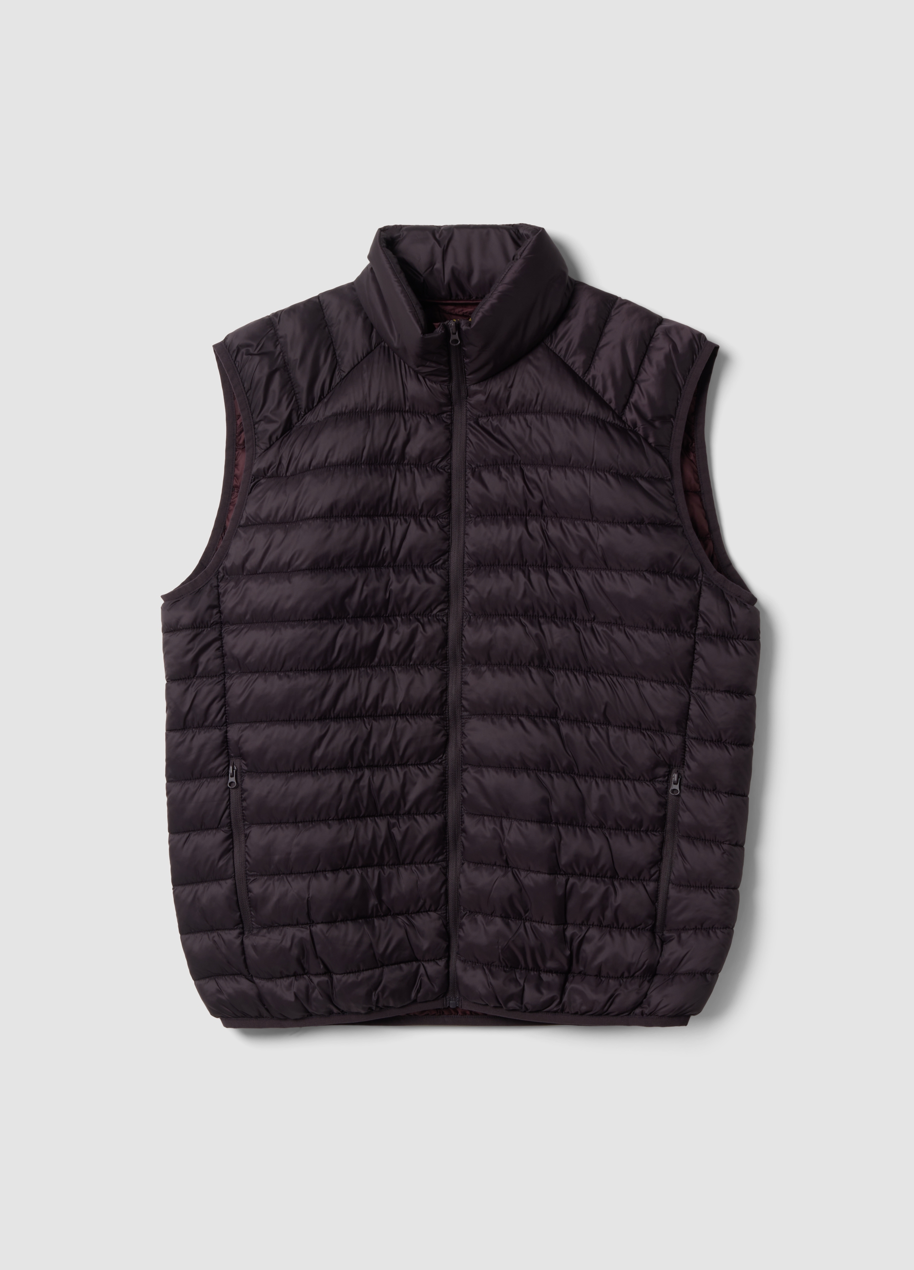 OVS, Gilet Ultralight Viola Imbottito Con Zip, Uomo, Viola, Taglia: XL
