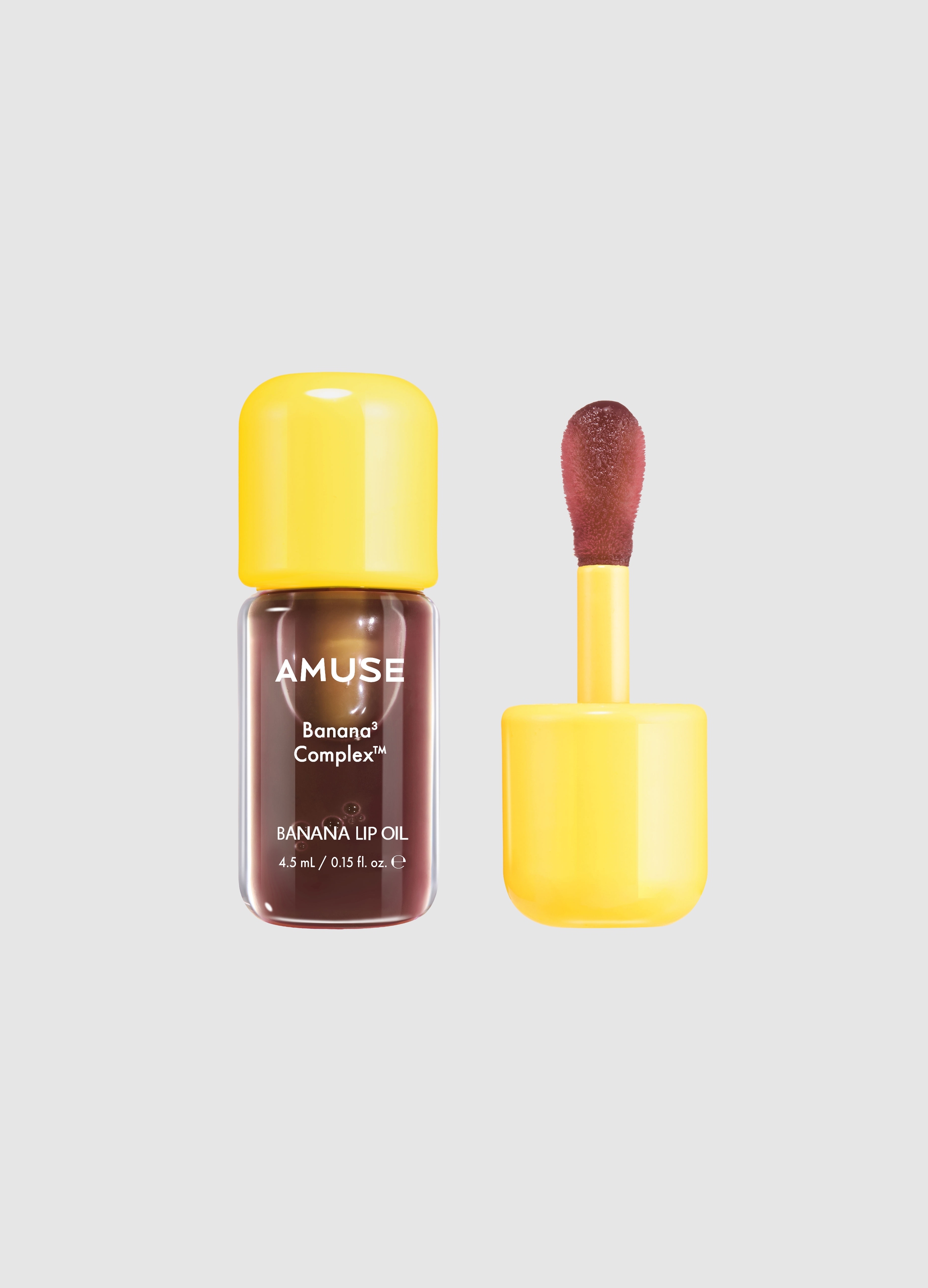 AMUSE, Banana Lip Oil cacao Milk 4.5ml - Make-up Coreano, Donna, Marrone, Taglia: FASUL