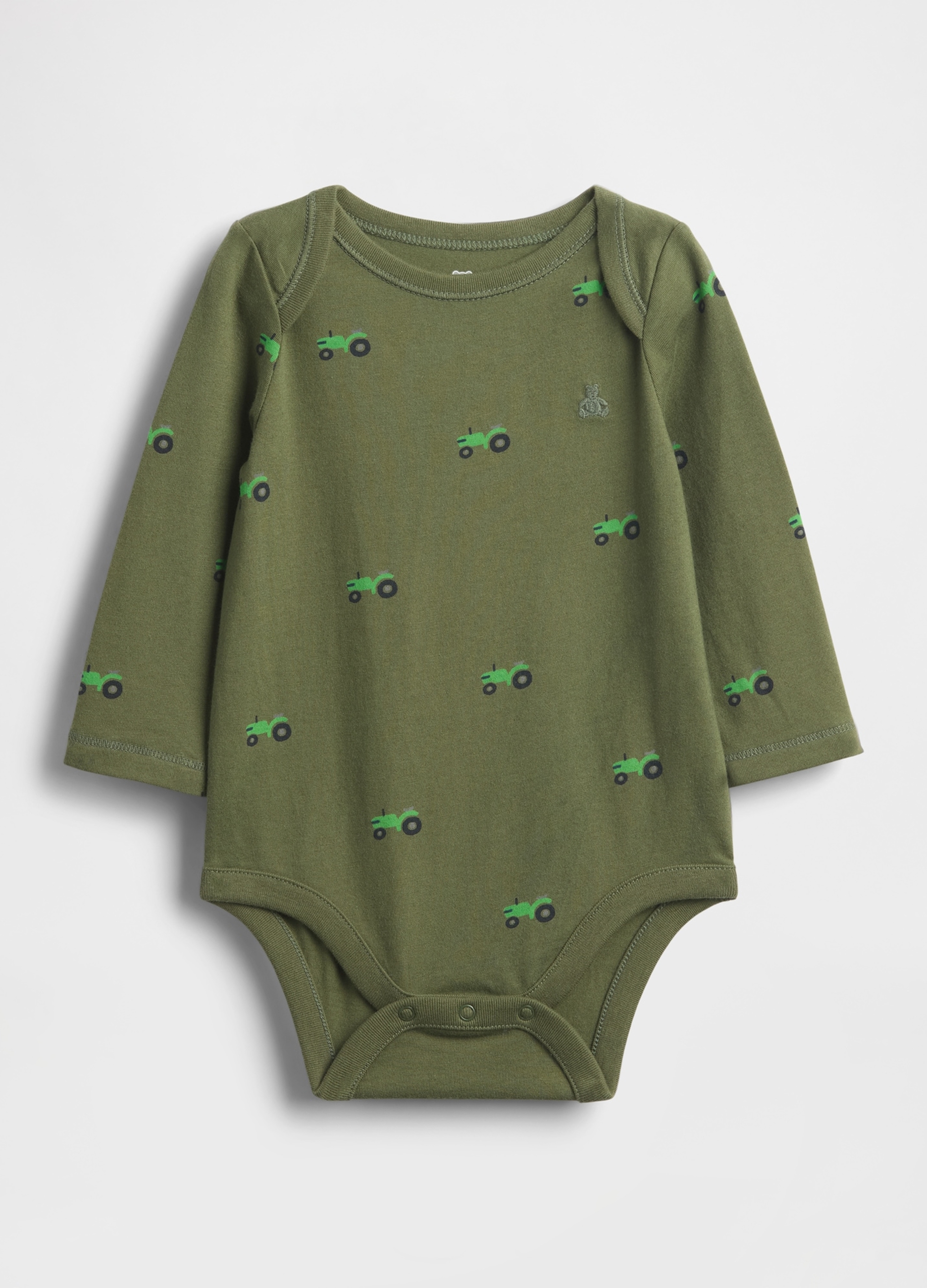 GAP KIDS, Body Verde In Cotone Per Neonato, Unisex, Verde, Taglia: 6-12M/69-74