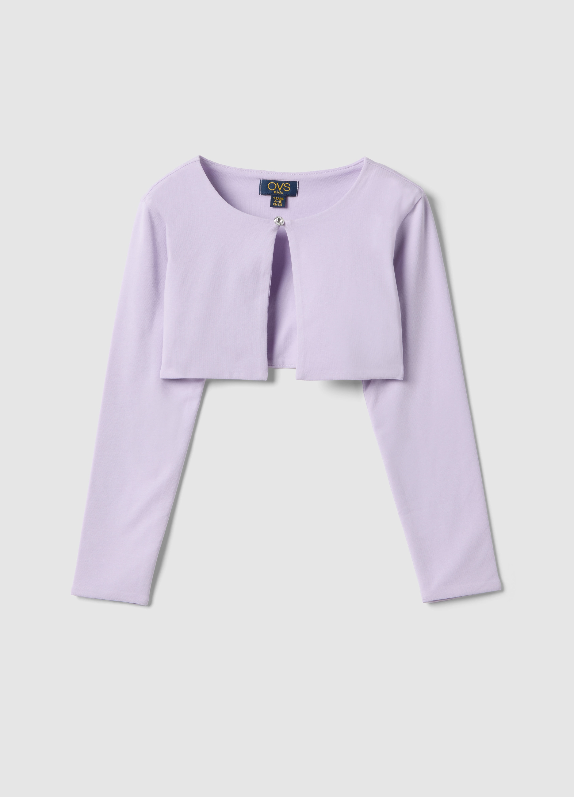 OVS KIDS, Camiseta Ajustada Morada De Algodón Elástico Para Niña, Niña, Lila claro, Talla: 5-6