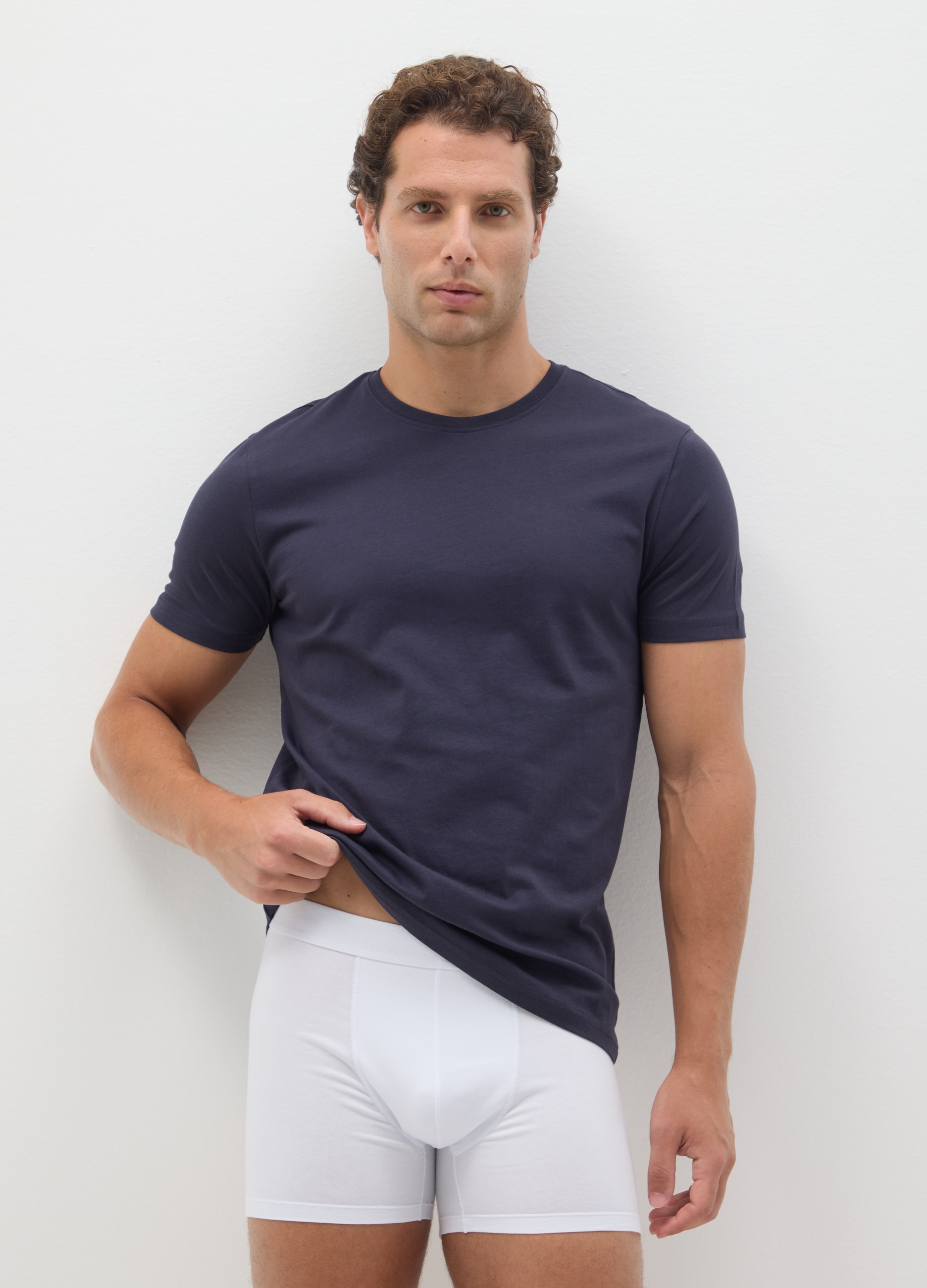 OVS, Zweierpack Regular Fit Boxer Aus Weißem Stretch-baumwolle, Mann, Reinweiß, Größe: S