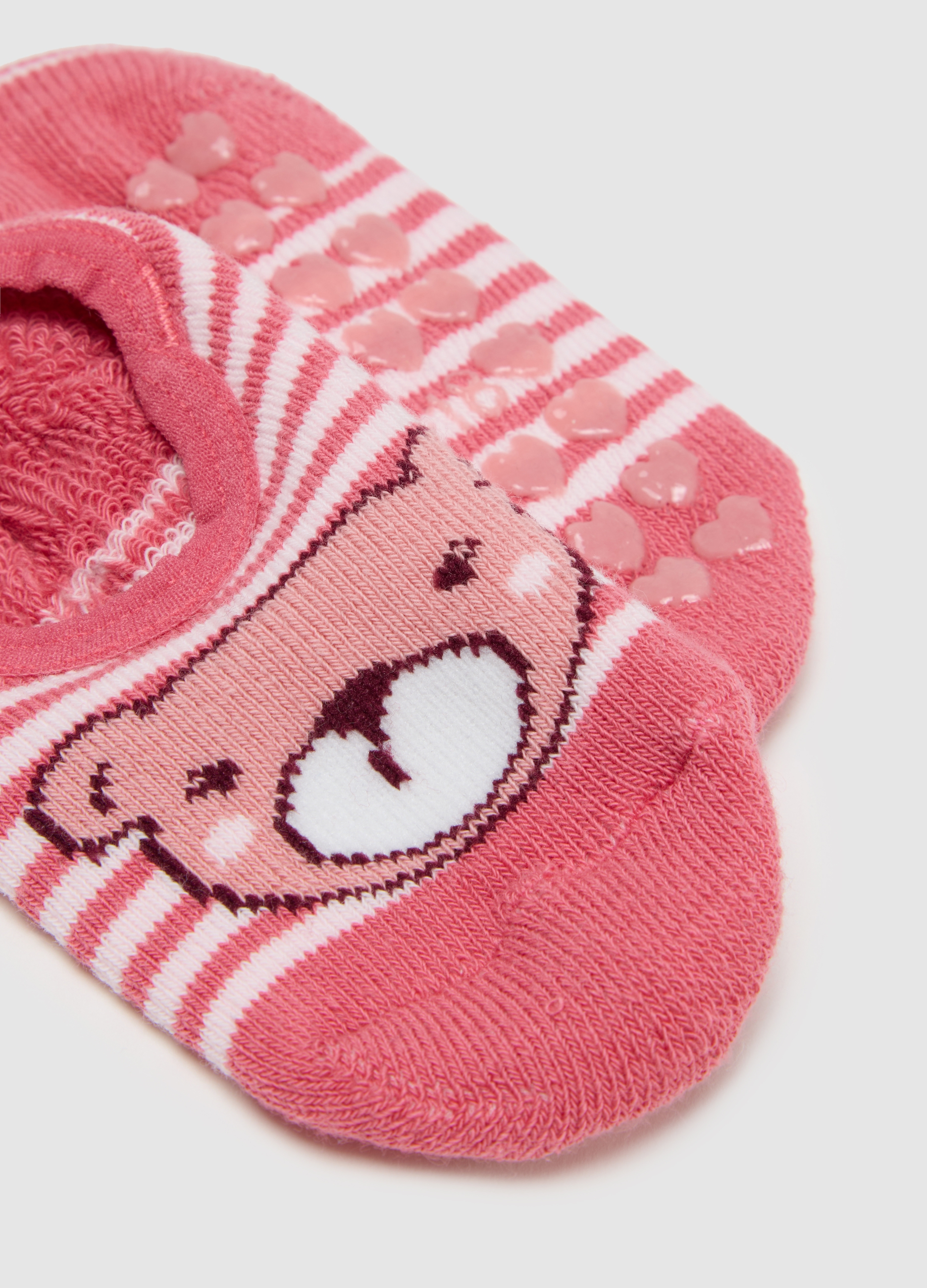 FAGOTTINO, Calcetines Para Bebé Niña En Algodón Multicolor Elásticos, Niña, Pink/White, Talla: 12-18