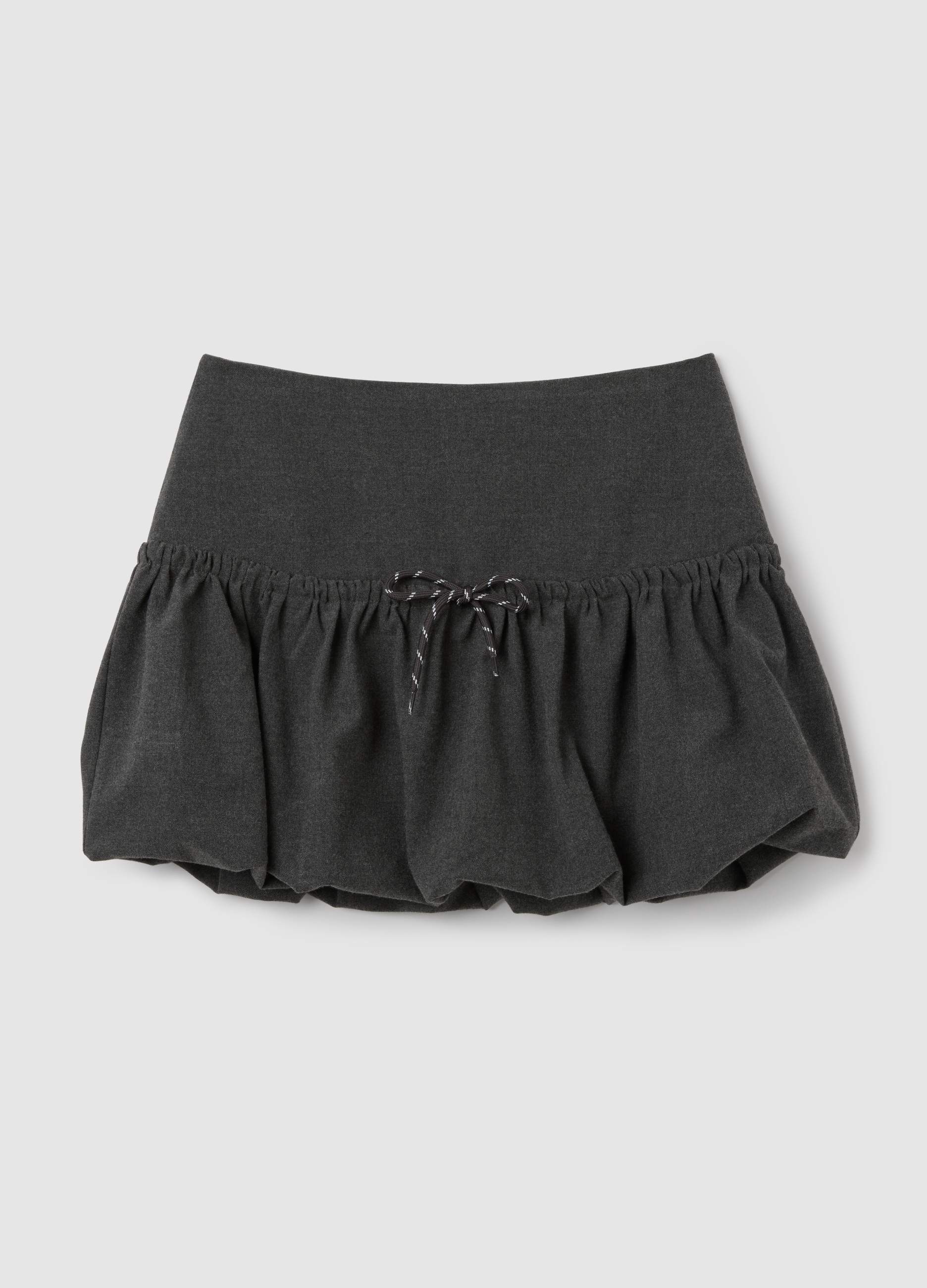 Gonna Grigia Regular Fit, Mujer, Grey/Black, Talla: 40