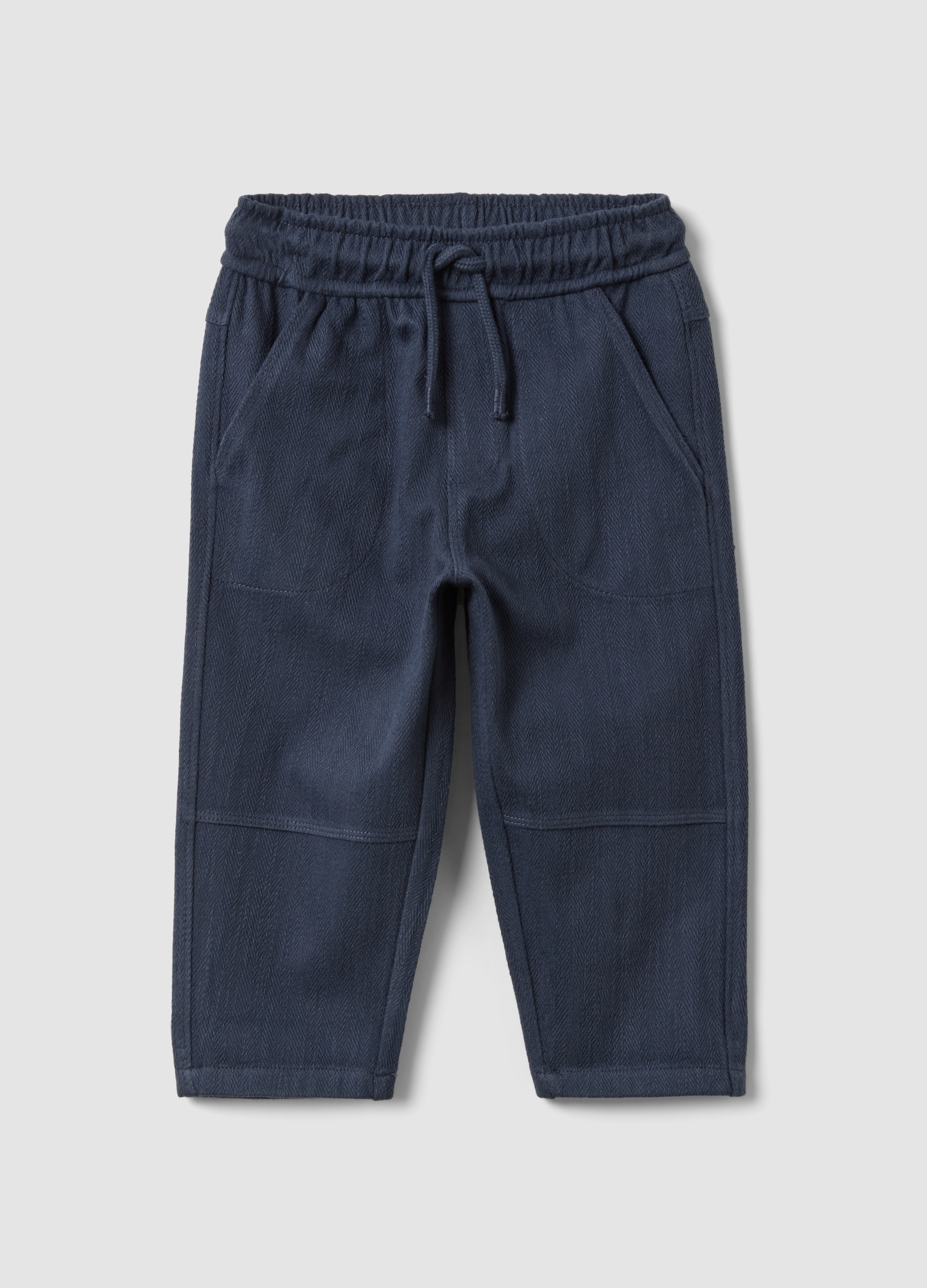 FAGOTTINO, Pantaloni Jogger Grigi In Cotone Elasticizzato Per Bimbo Over Fit, Bambino, Grigio, Taglia: 18-24