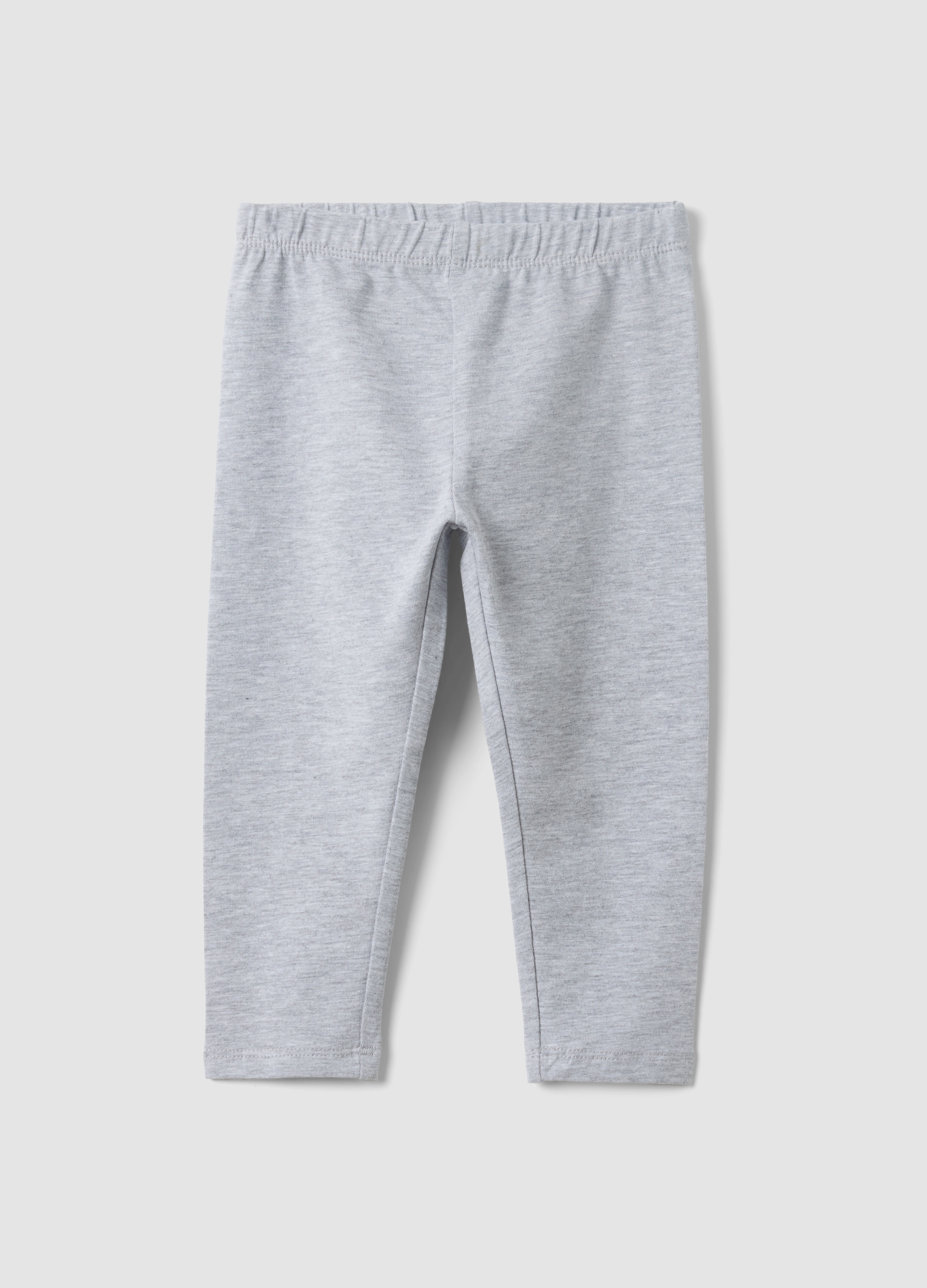 FAGOTTINO, Leggings Grigi In Misto Cotone Organico Slim Fit Per Bimba, Bambina, Grigio, Taglia: 12-18