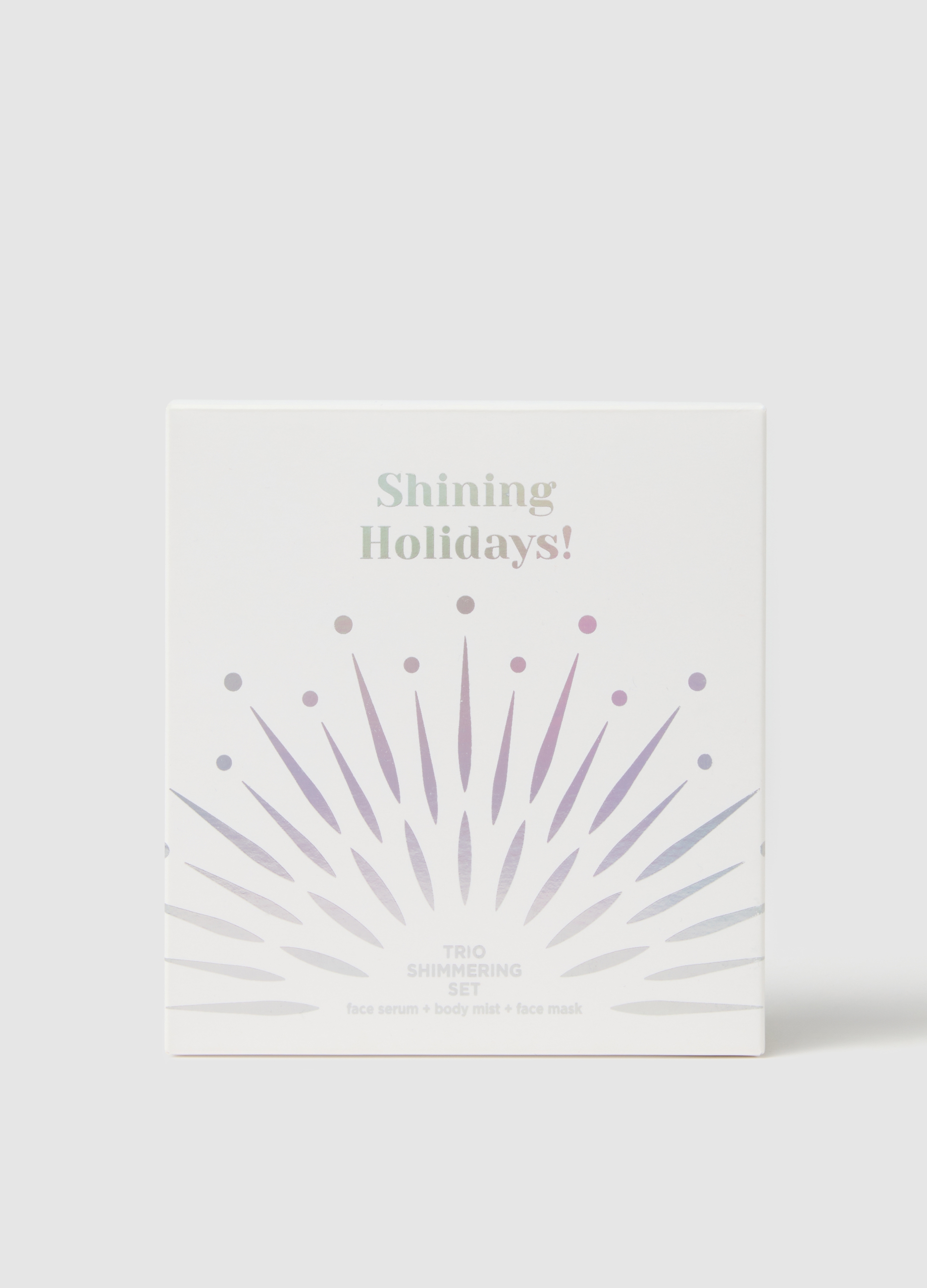 TIME TO SHINE, Time To Shine Kit Trio Gold (maschera + Siero + Body Mist), Donna, Bianco, Taglia: FASUL