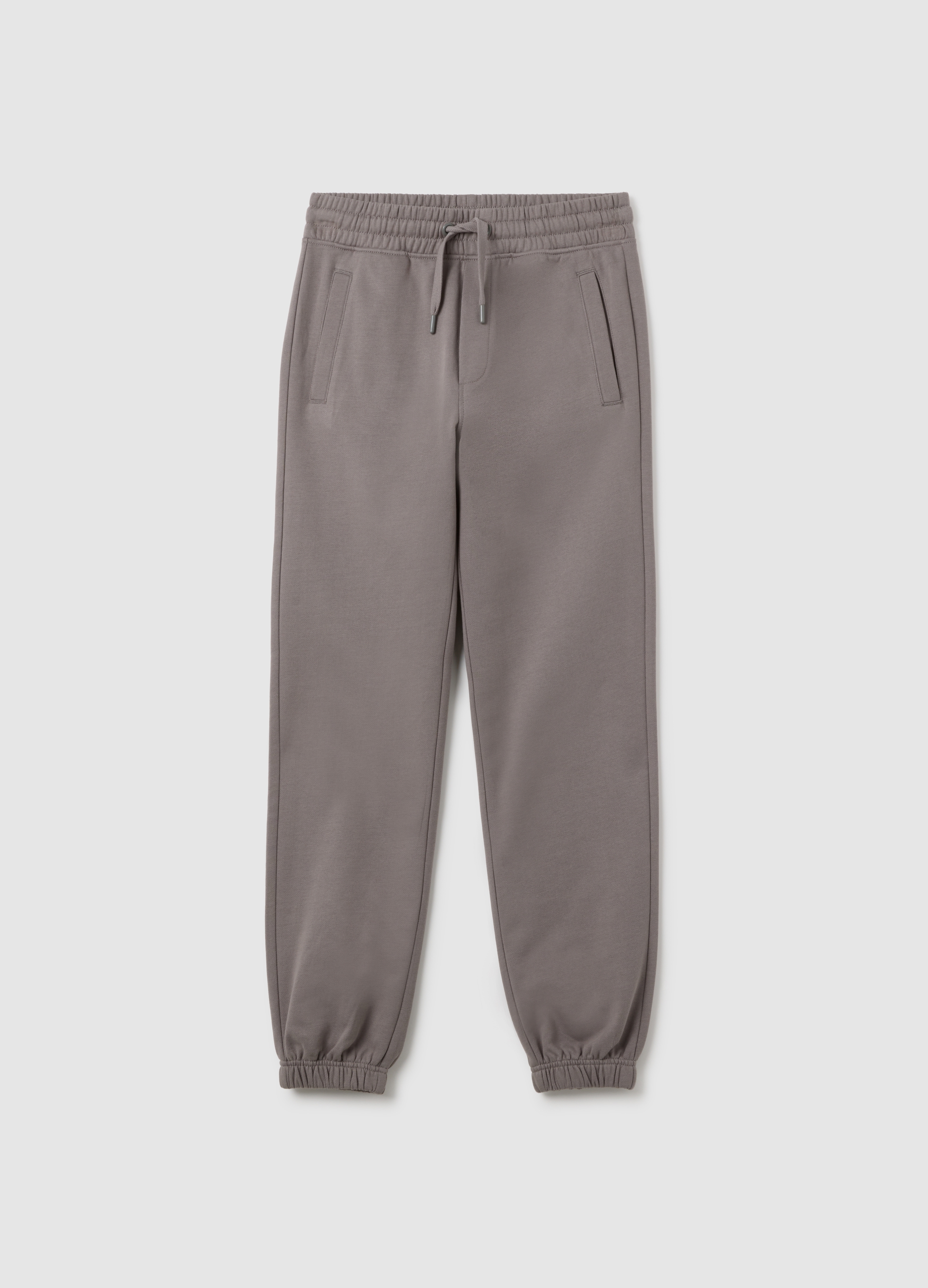OVS, Jungen Graue Jogginghose Aus Reiner Baumwolle Im Regular Fit, Junge, Hellgrau, Größe: 14-15