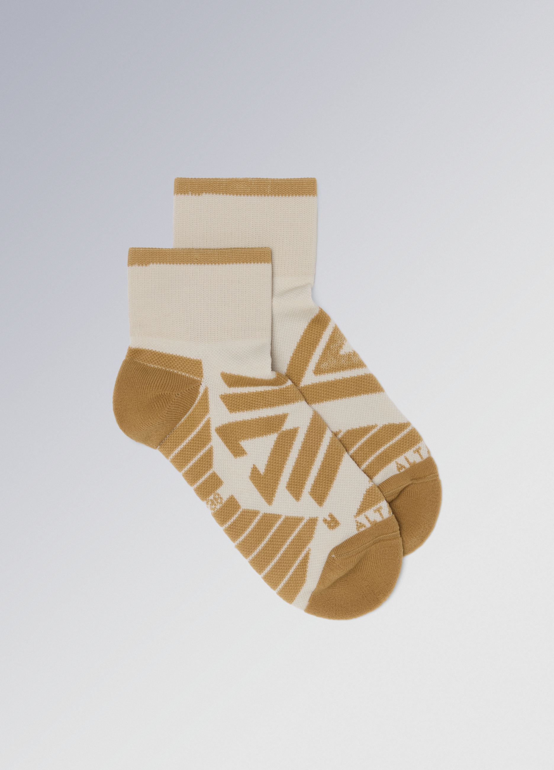 ALTAVIA, Calcetín Corto Altavia Con Deborah Compagnoni, Mujer, Blanco/marrón, Talla: 39-41