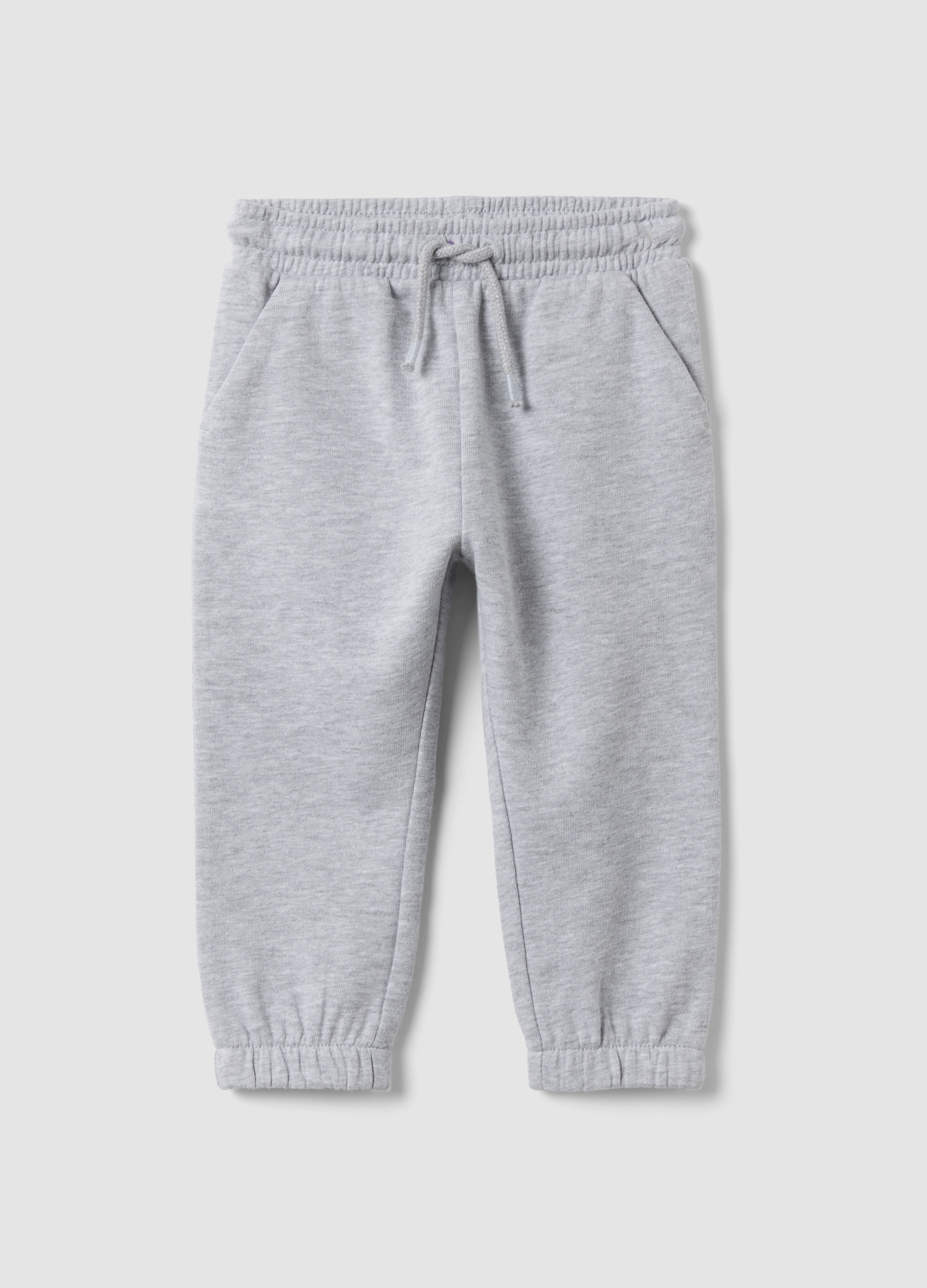 FAGOTTINO, Pantaloni Jogger Grigi In Puro Cotone Organico Con Coulisse Per Bimbo, Bambino, Grigio, Taglia: 12-18