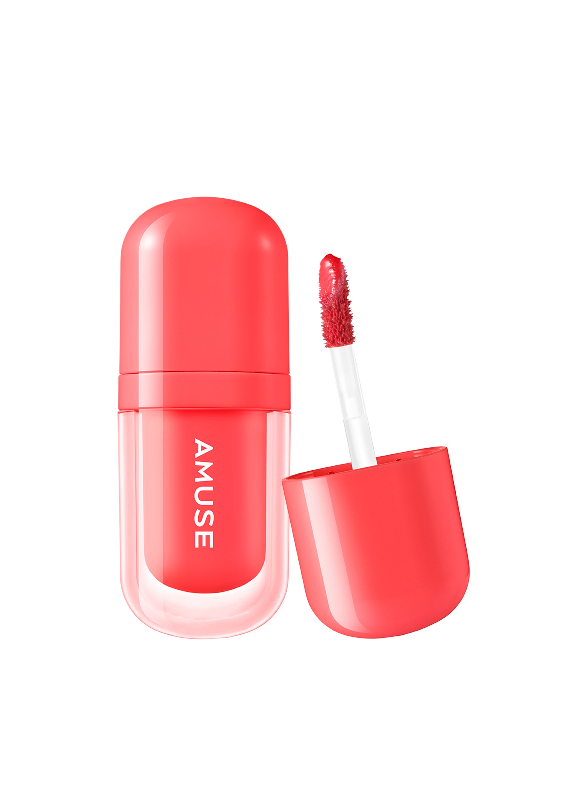 AMUSE, Colore + Volume + Idratazione, Innovativa Tinta Labbra Ad Effetto Volumizzante, Per Labbra Morbide E Super Juicy - Make-up Coreano, Donna, Rosso, Taglia: FASUL
