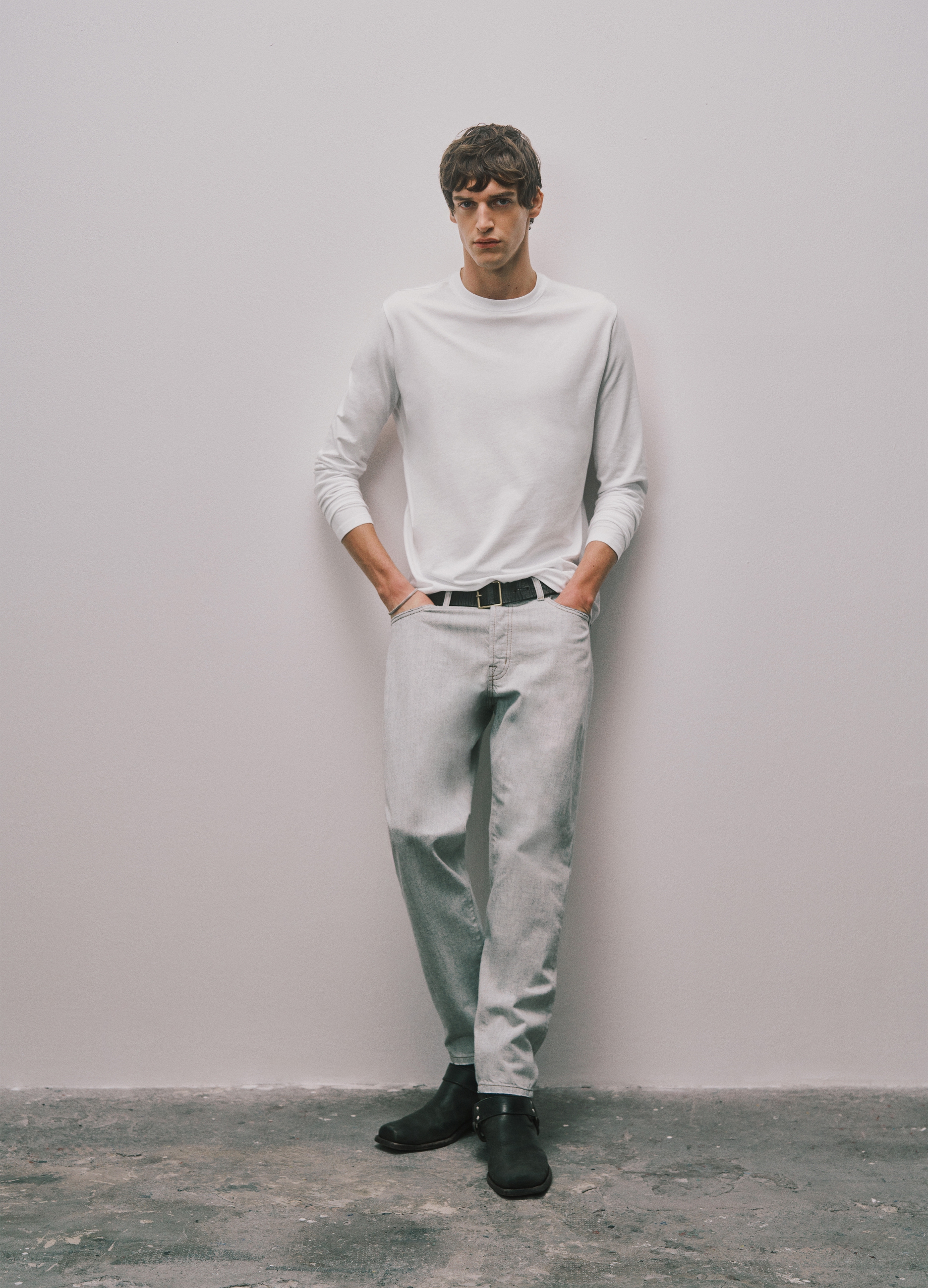 OVS, Jeans Denim Beige In Puro Cotone Relaxed Fit, Uomo, Beige, Taglia: 50