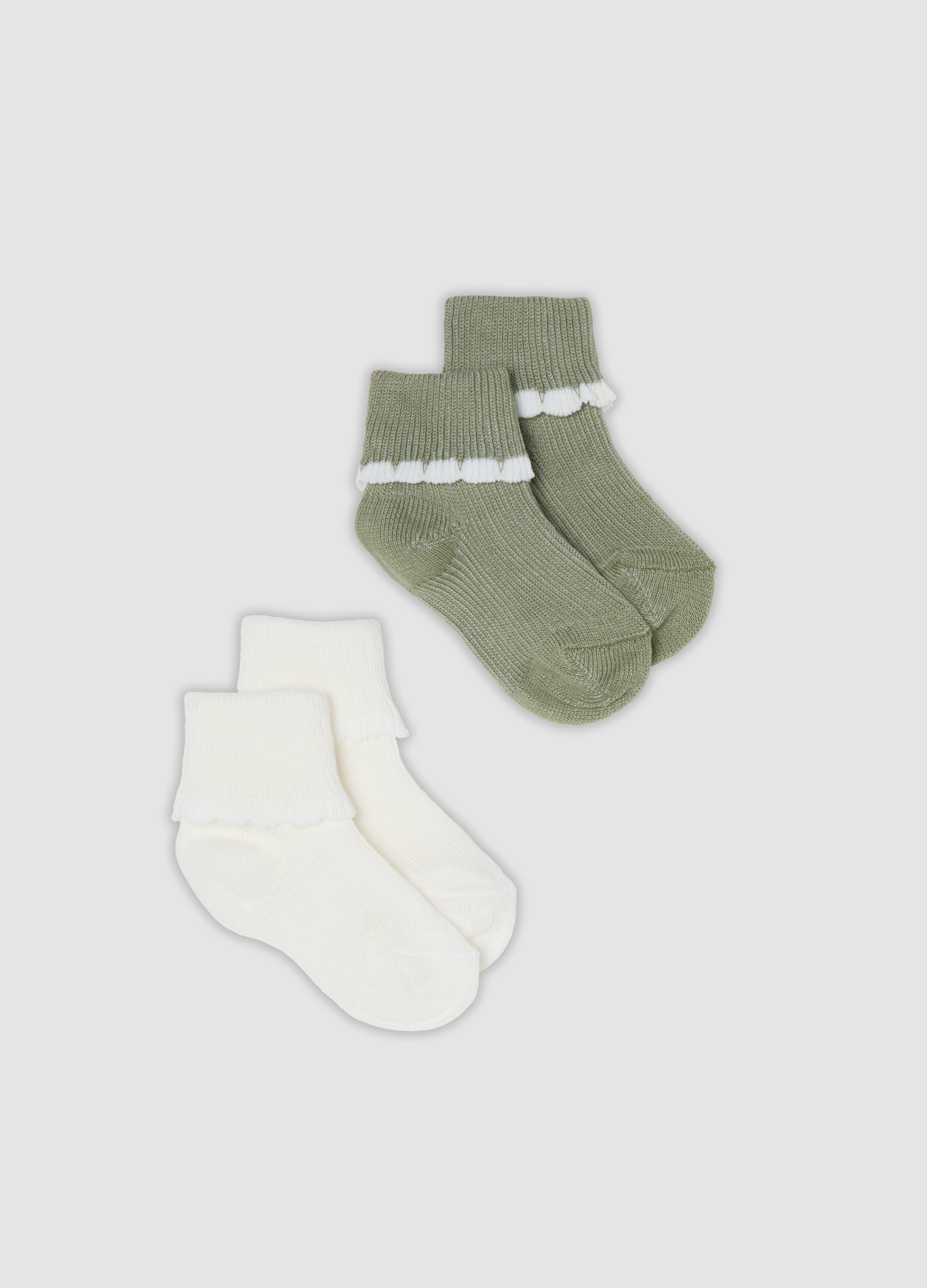 FAGOTTINO, Bipack Di Calze Corte Multicolor In Misto Cotone Per Neonata, Multicolor, Taglia: T.U.
