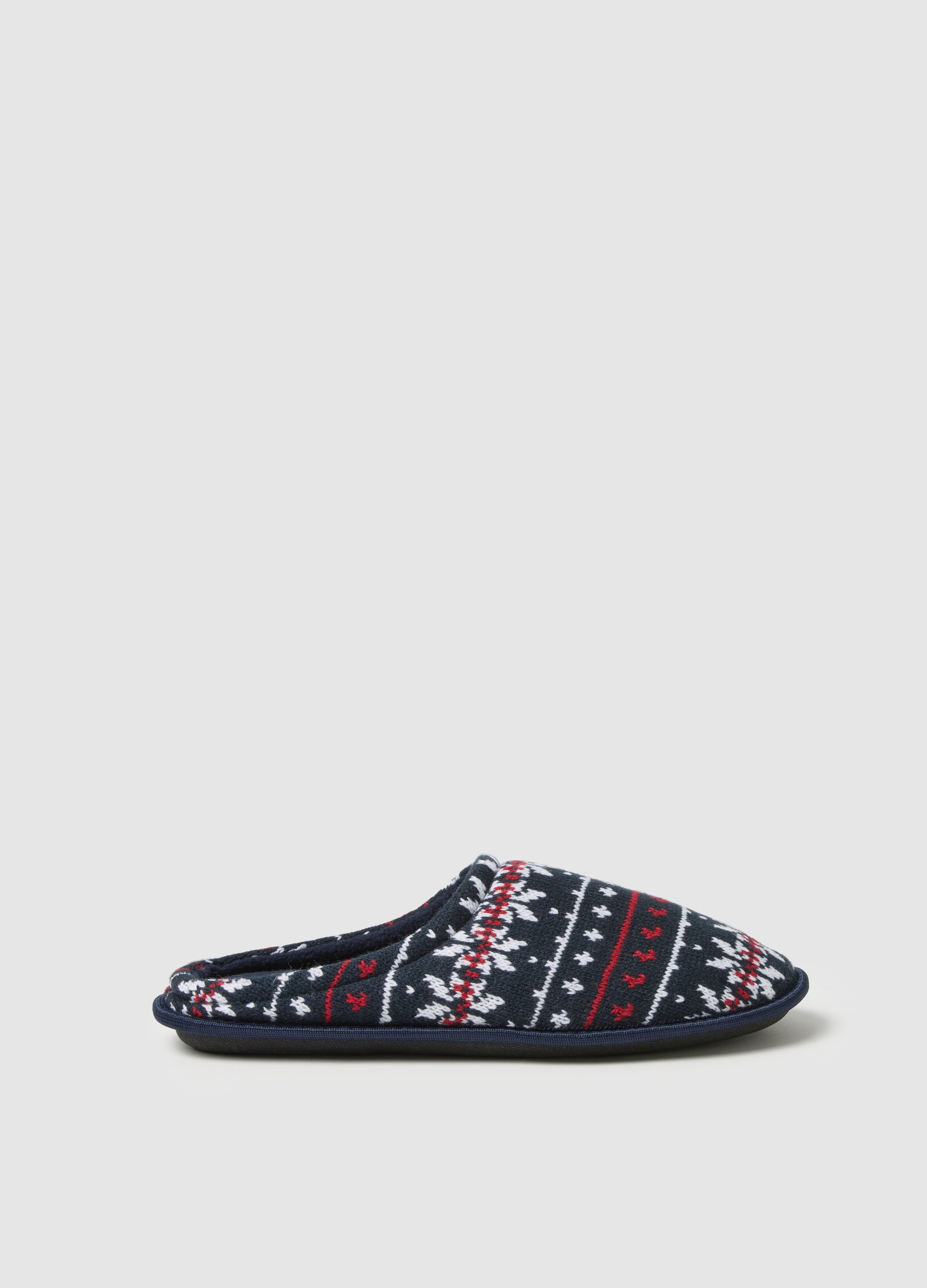 Zapatillas De Navidad Multicolores, Hombre, Blanco/azul/rojo, Talla: 45