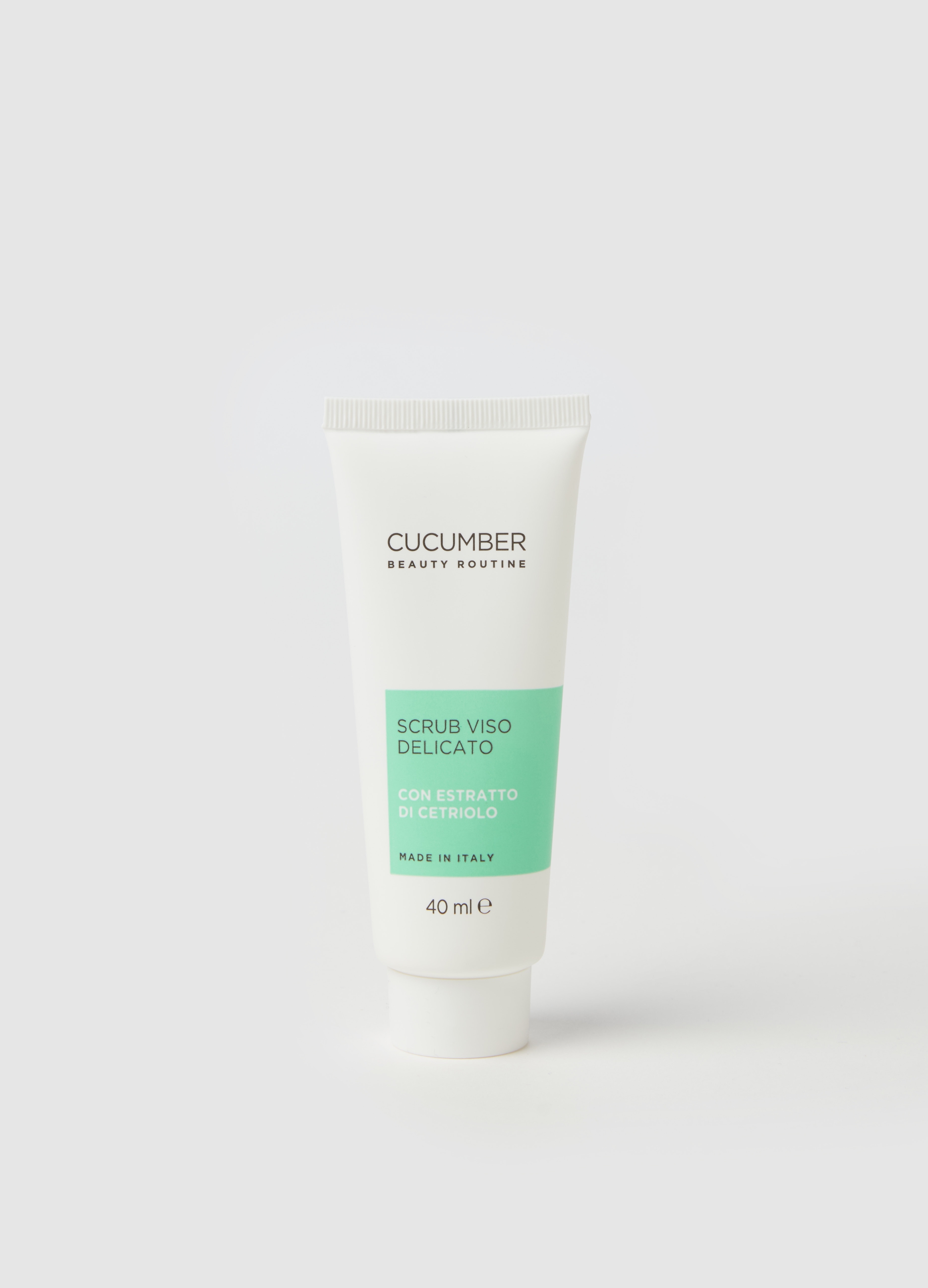 BEAUTY ROUTINE, Scrub Viso Al Cetriolo 40ml, Donna, Verde, Taglia: FASUL