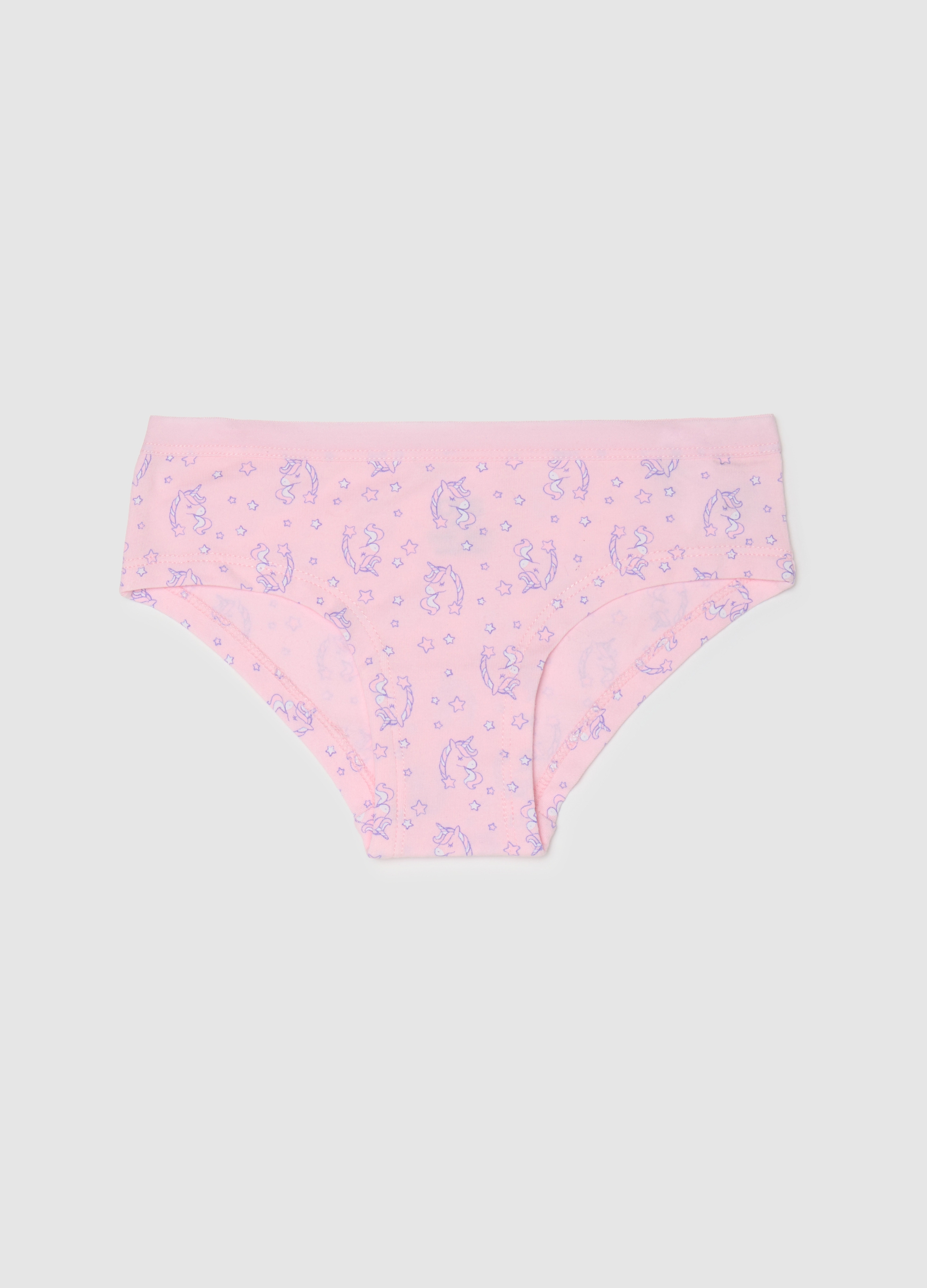 OVS KIDS, Slip Da Bambina In Cotone Rosa Regular Fit, Rosa, Taglia: 3-4