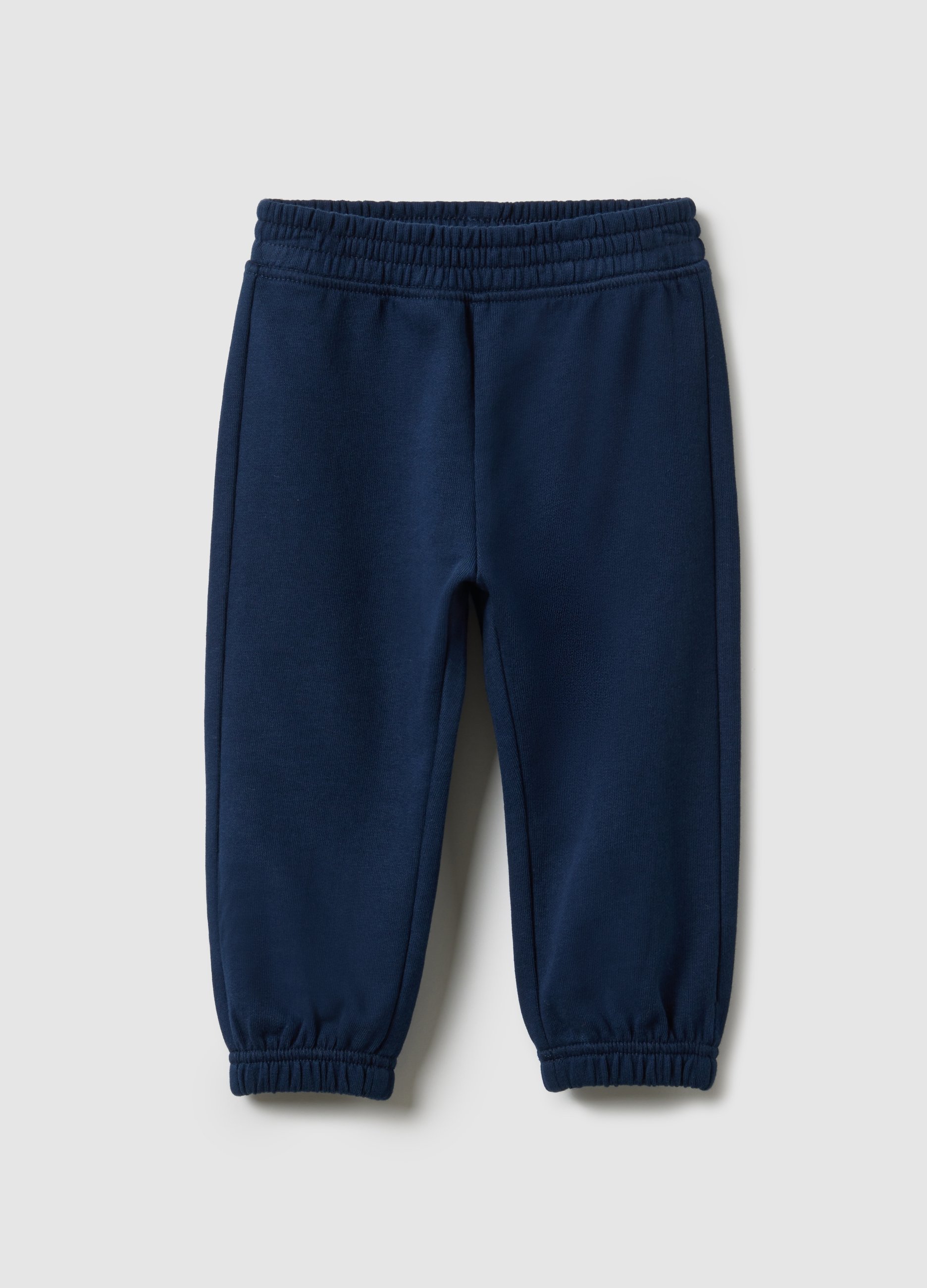 FAGOTTINO, Pantalón Jogger Azul Para Niña De Algodón Puro, Corte Regular, Niña, Blu Bluette, Talla: 12-18