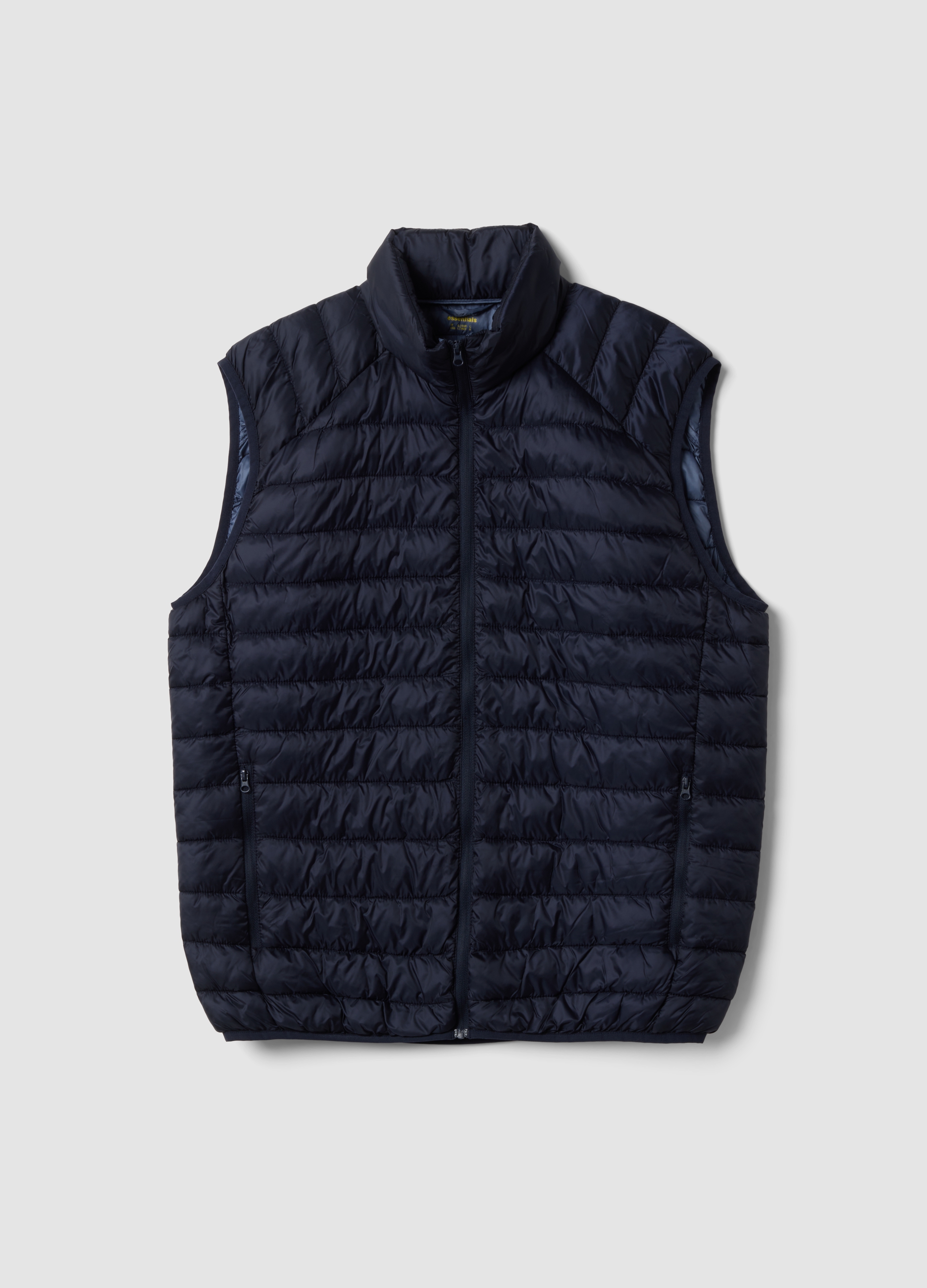 OVS, Gilet Ultralight Blu Imbottito Con Zip, Uomo, Blu, Taglia: XL
