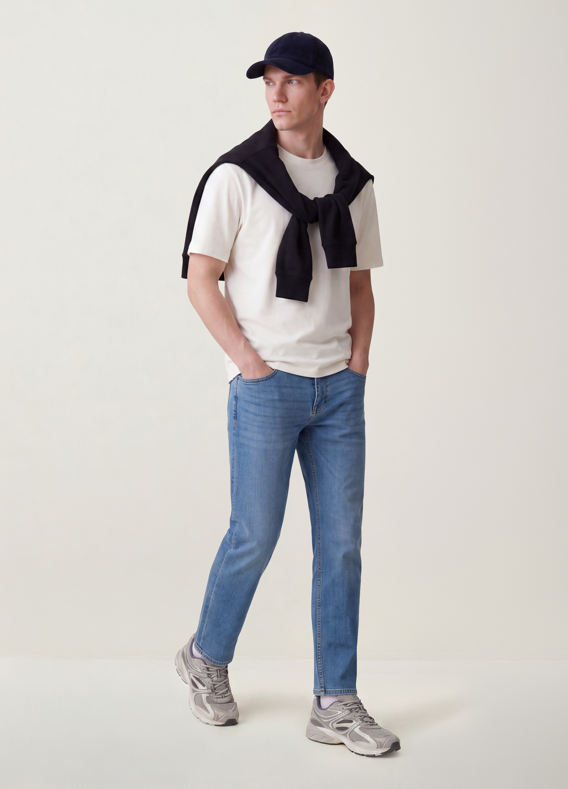 REPUBLIC OF DENIM, Jeans Azzurri In Cotone Elasticizzato Comfort Fit, Uomo, Azzurro, Taglia: 56