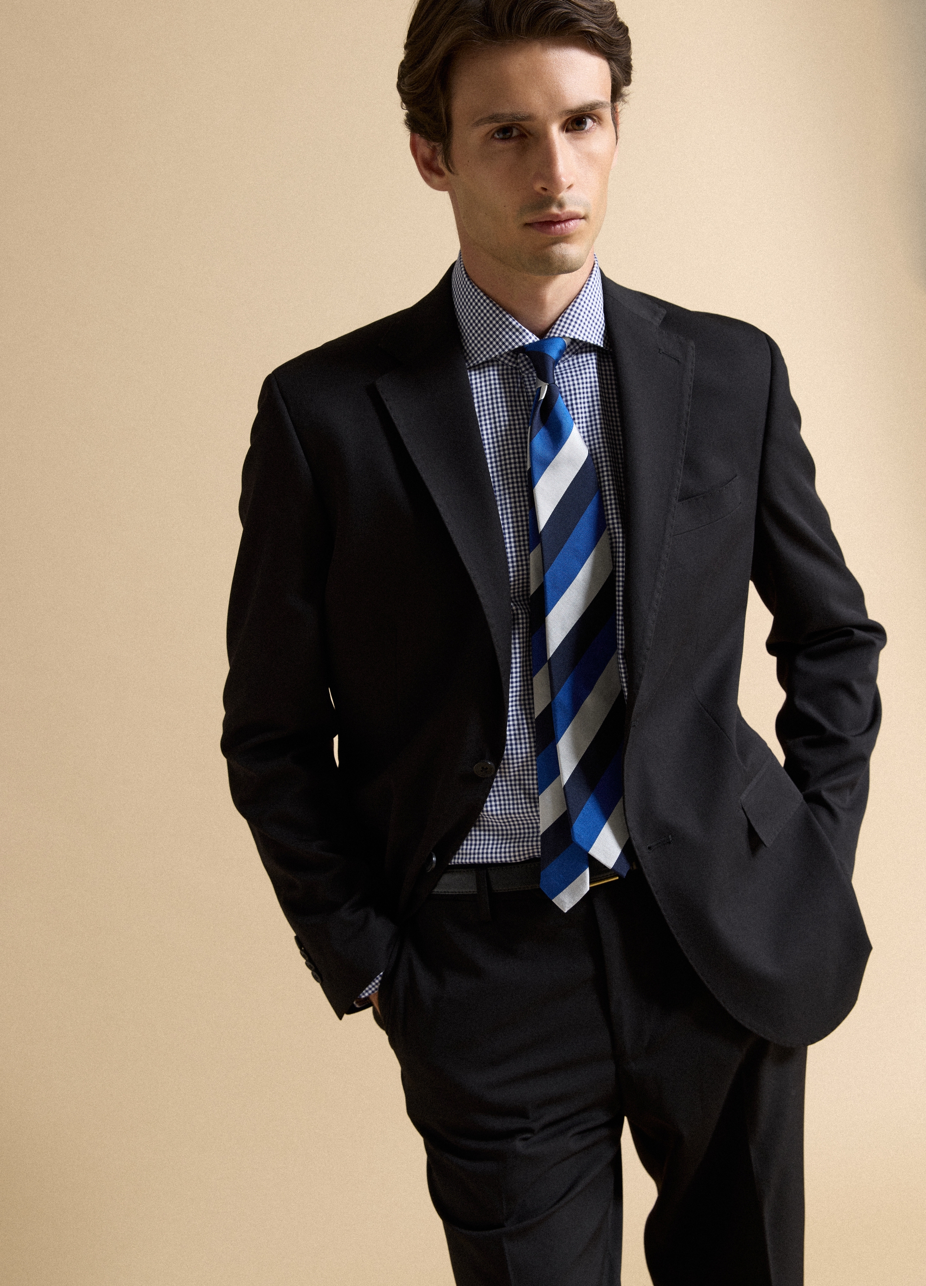 PIOMBO, Blazer Nero In Viscosa Elasticizzata Con Revers Classici, Uomo, Nero, Taglia: 46