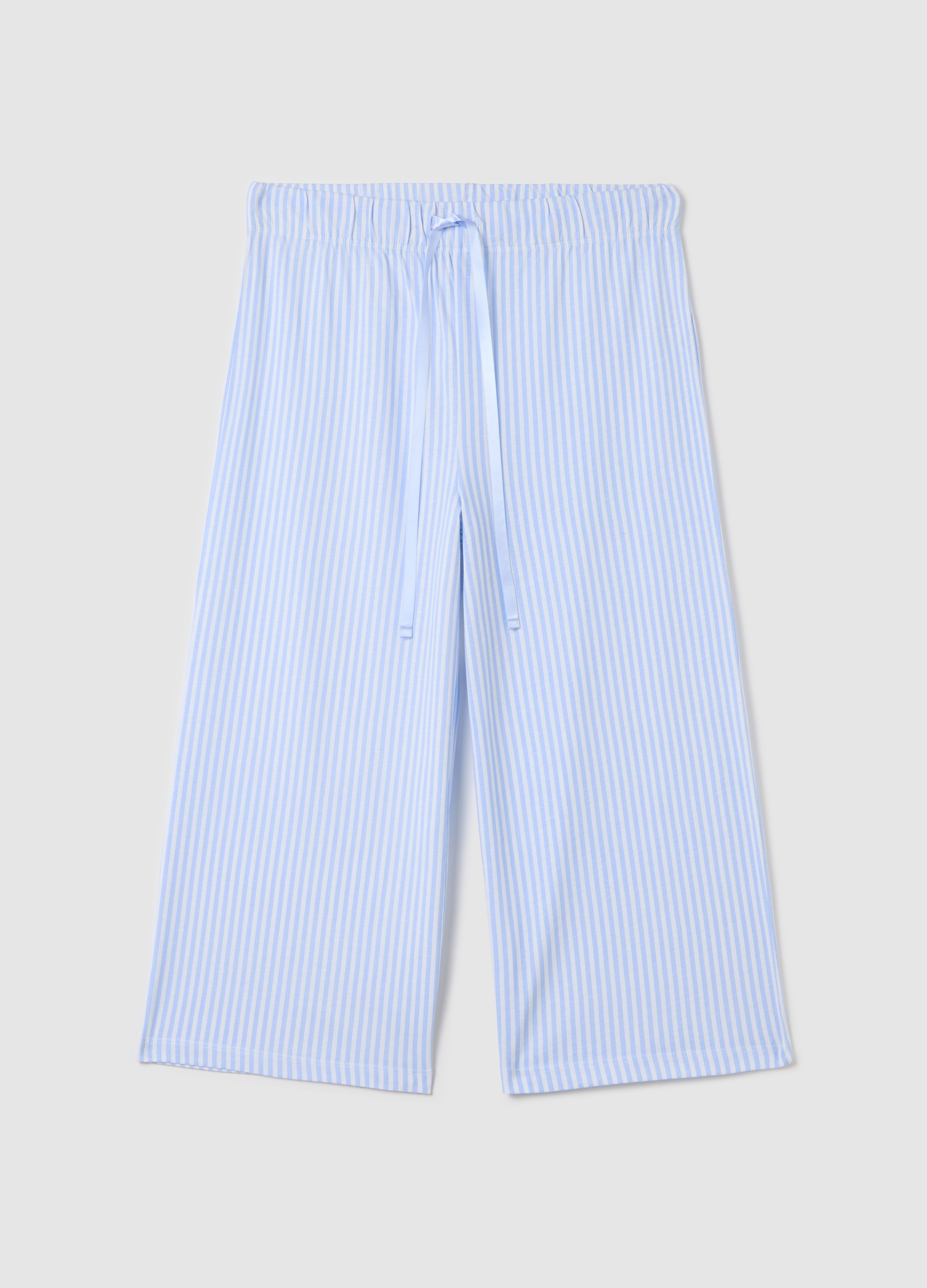 OVS , Pantalone Pigiama A Righe Con Coulisse, Donna, Multicolor, Taglia: S