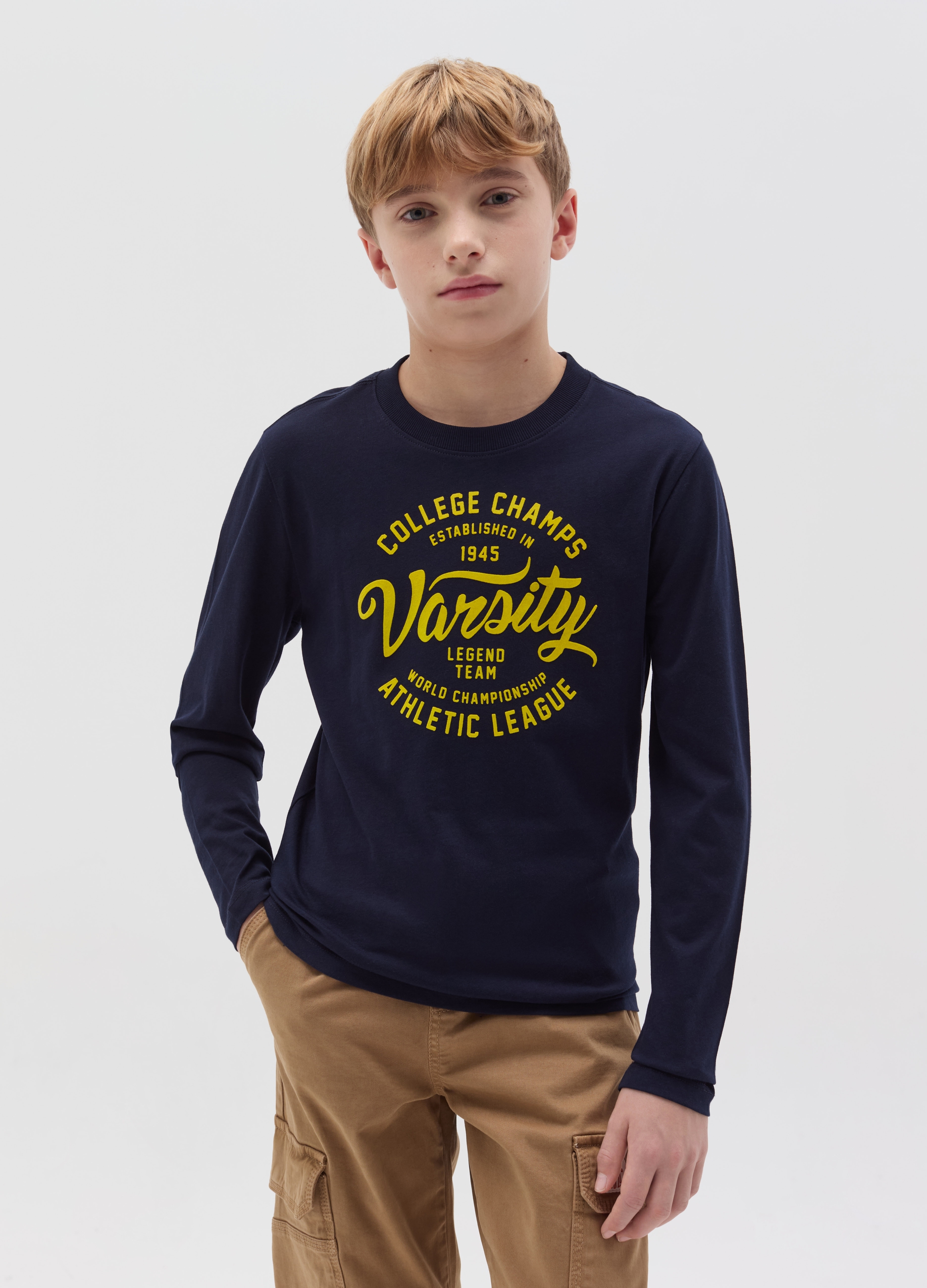 Camiseta Manga Larga Estampado