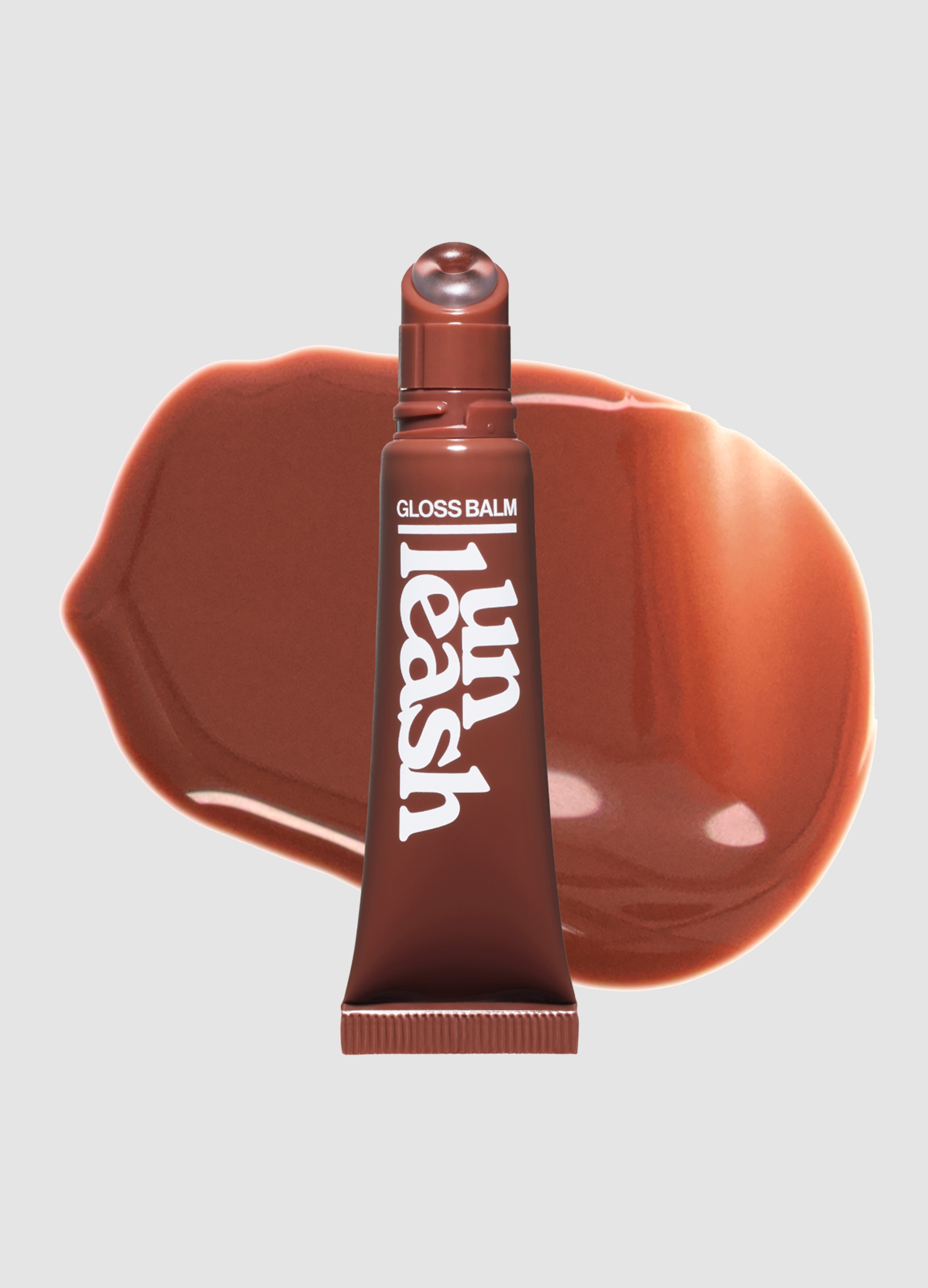 UNLEASHIA, Sunset Dazzle Gloss Balm No.5 Amalfi Balsamo Labbra - Make-up Coreano, Donna, Marrone, Taglia: FASUL