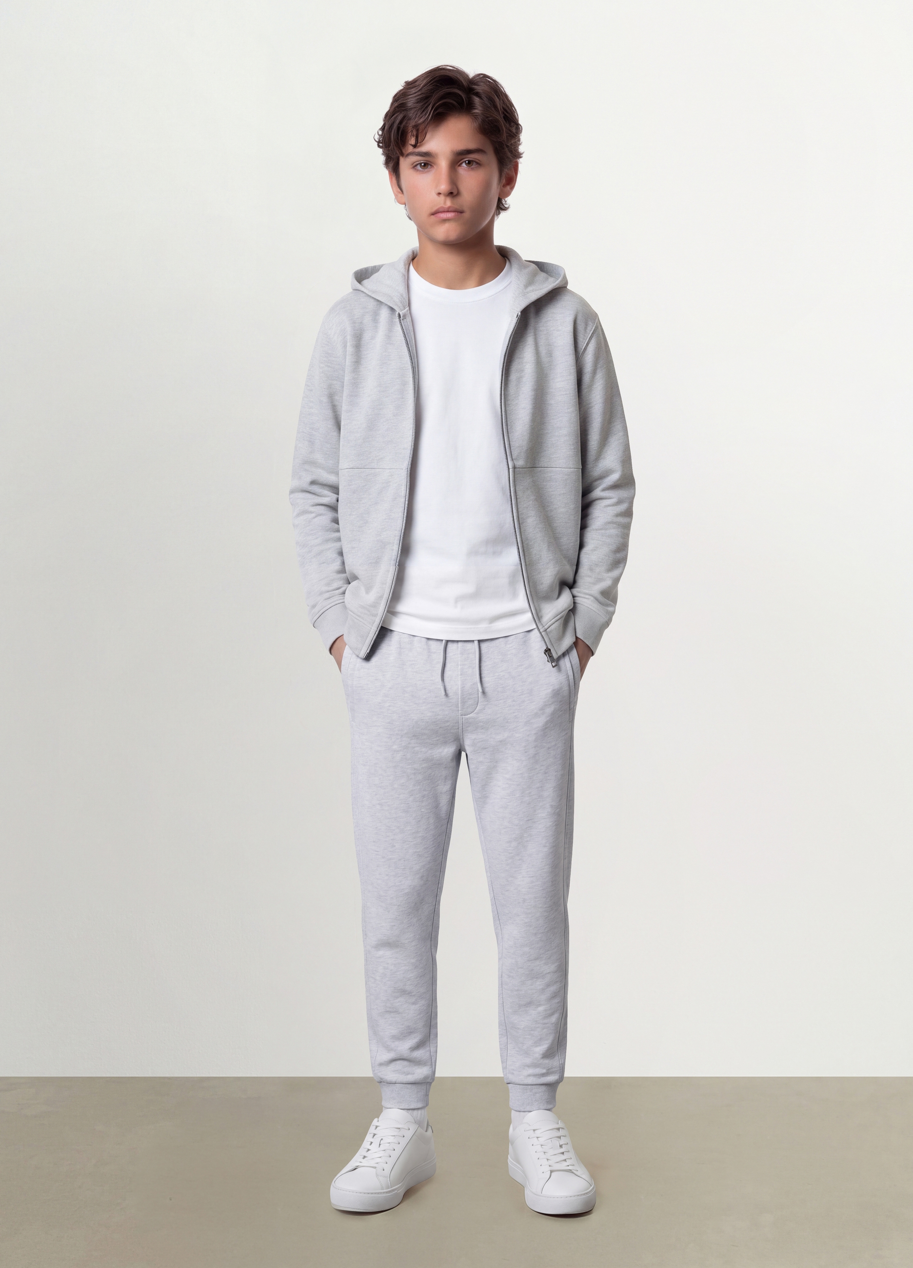 OVS KIDS, Pantaloni Jogger Grigi In Cotone Organico, Bambino, Grigio, Taglia: 12-13