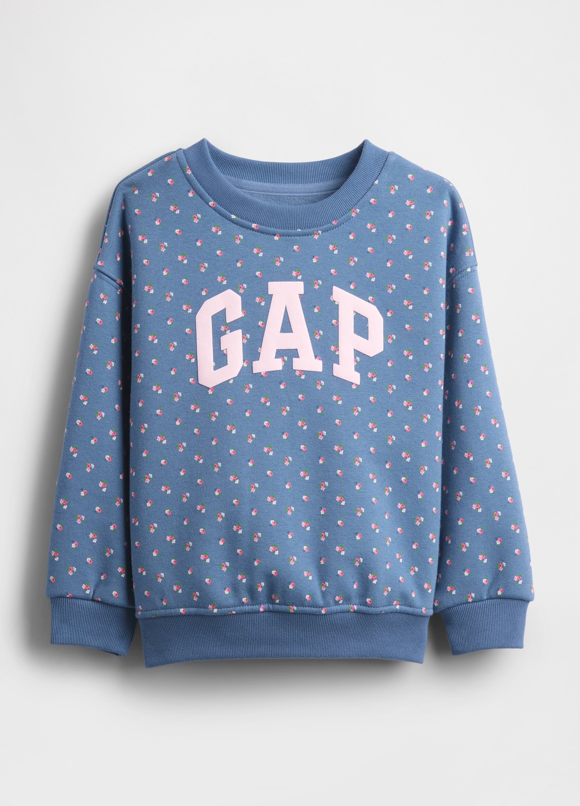 GAP KIDS, Felpa A Girocollo Con Logo Gap, Unisex, Azzurro, Taglia: 3Y/91-99