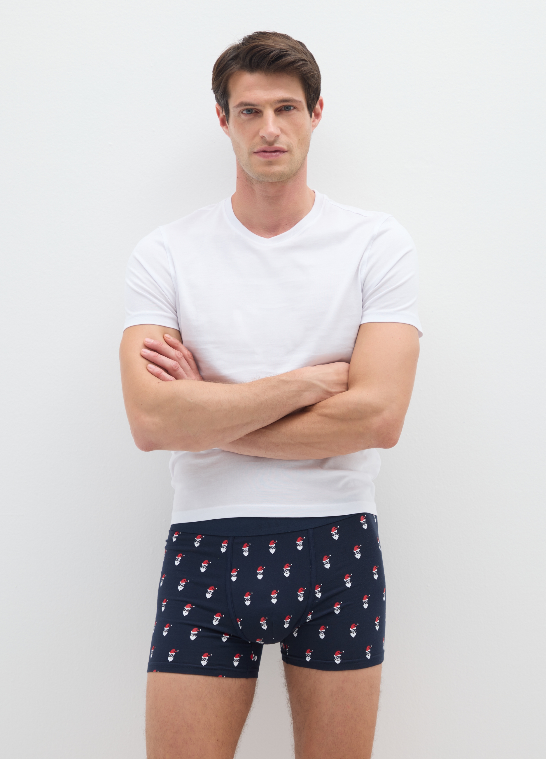 OVS, Bipack Boxer In Cotone Elasticizzato Multicolor Regular Fit, Uomo, Multicolor, Taglia: S