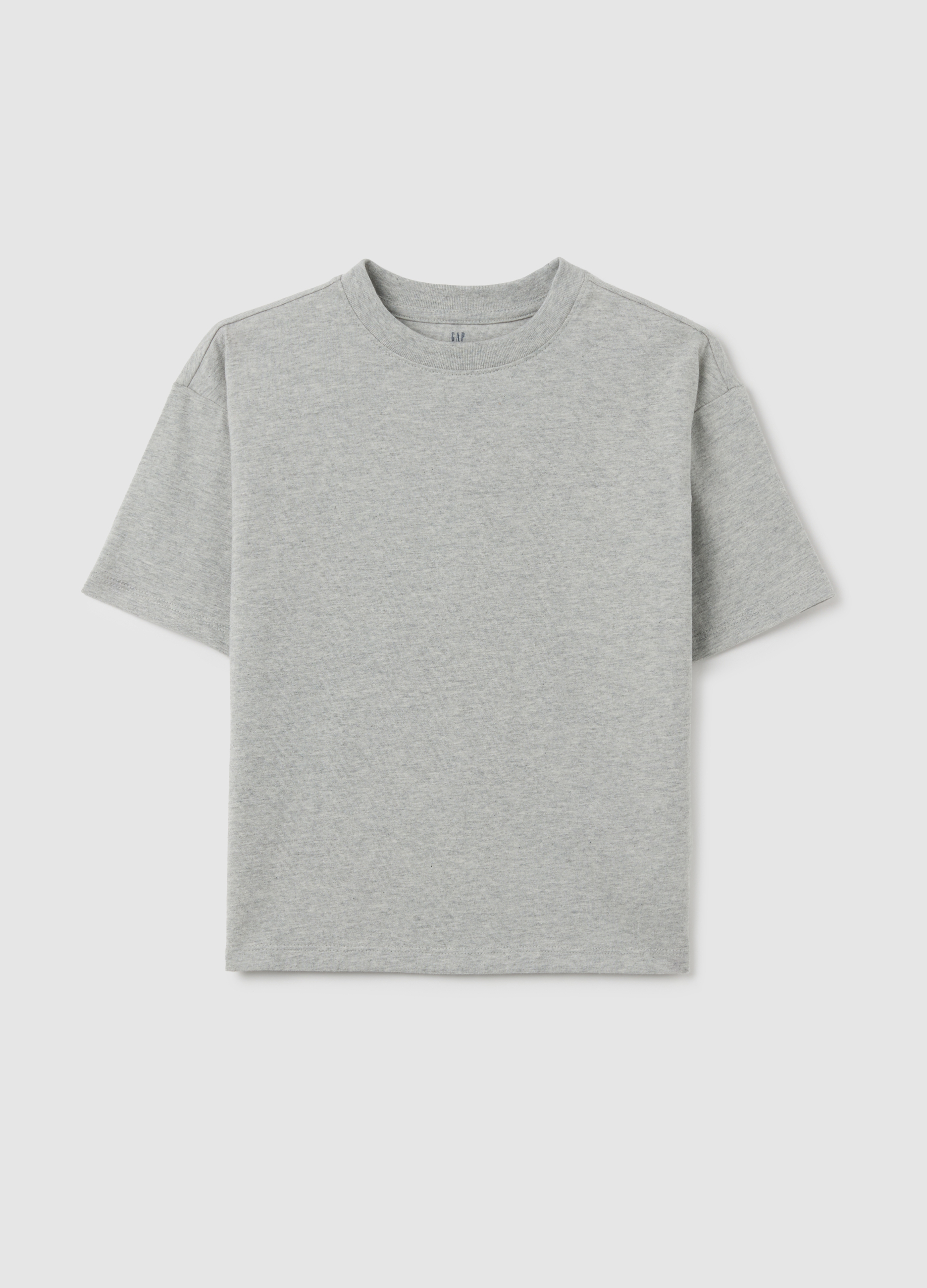 GAP KIDS, T-shirt Regular Fit In Cotone, Bambino, Grigio, Taglia: S/114-130